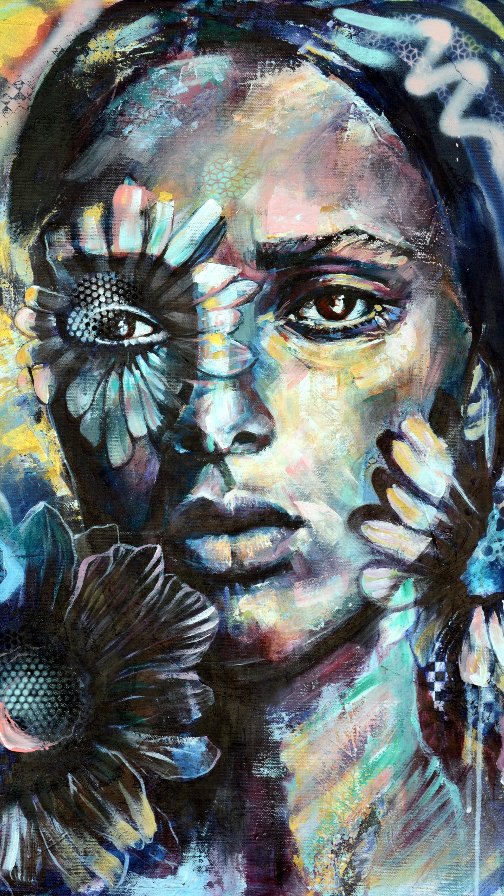 Certaines peintures contiennent plusieurs émotions à la fois.
Dans ce visage, j'ai voulu exprimer
la mélancolie,
le lâcher-prise,
la détermination,
l’ancrage,
La transformation
et peut-être aussi une forme de lassitude.
Une peinture en techniques mixtes,
entre gestes vifs et gestes maîtrisés.
Entre instinct et contrôle.
C’est souvent dans cet entre-deux que naît l’émotion.
Spleen - Œuvre originale disponible - 63x81 cm
@belluleart
#BelluleArt #peinturecontemporaine #Expressiveportrait #artemotion