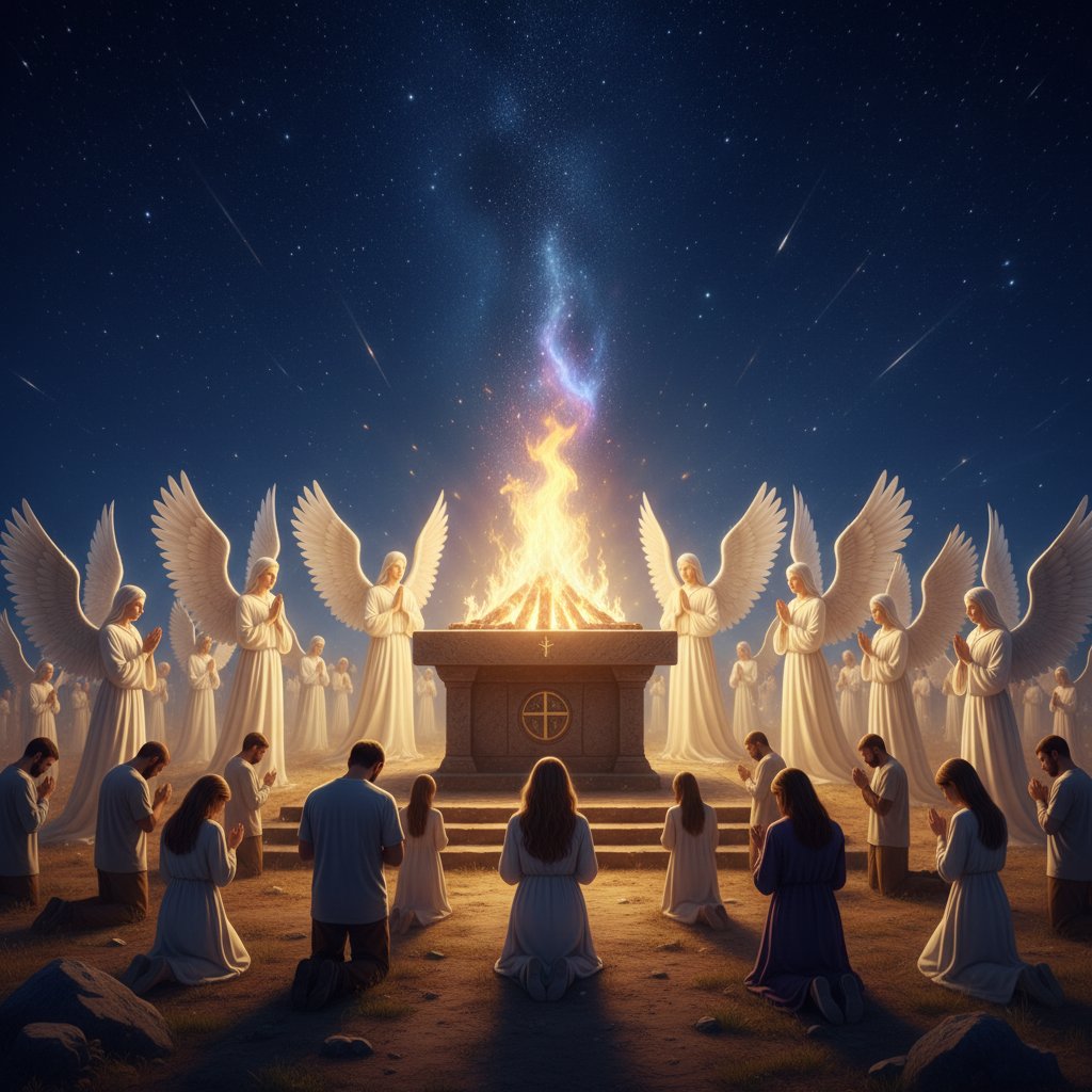 🔥 MIDNIGHT CRY 🔥
A Night of Prayer & Intercession
The first Friday of every month at 11:45 PM, we gather to cry out to God. This is a sacred time of intercession, spiritual breakthrough, and divine encounter.
As we pray on earth, the heavenly hosts join us in worship and intercession. Angels surround the altar of prayer, and heaven draws near to those who call upon Him with sincere hearts.
Come ready to pray. Come ready to intercede. Come ready to experience the presence of God and the power of corporate prayer.
"At midnight I rise to give you thanks for your righteous laws." - Psalm 119:62
Join us on Facebook and YouTube
#MidnightCry #Intercession #PrayerWarriors #FirstFriday #HeavenlyHosts #DivineEncounter #BermudaPrays #RestorationHouseMinistries