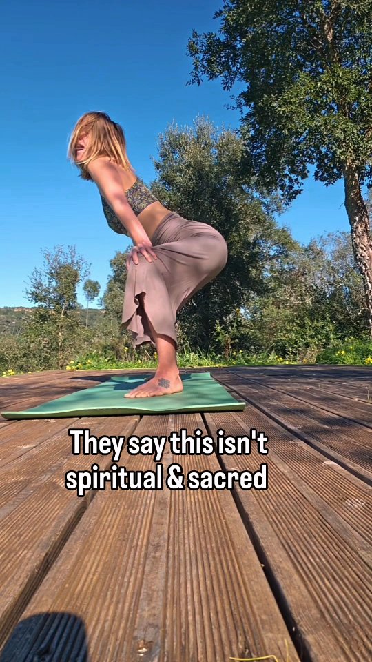 Recently someone told me that shaking my booty on Instagram isn’t sacred or spiritual.
That it contradicts the other things I value.
And I see many women coming into my spaces who are afraid to embody their full spectrum.
Afraid to be judged and shamed.
They are on the path to find their “sacred feminine” and doing so much inner work.
But what often happens is that they simply press themselves into the next box.
Still controlling themselves.
Still filtering themselves.
Still afraid that some parts of them are not “spiritual enough”, especially in the eyes of men.
But i want that you know sister:
🌹To fully inhabit your body is one of the most sacred things you can do.🌹
Disconnect a woman from her body and she becomes easier to control.
That's how it's done
But you are not here to make yourself smaller so everyone around you feels comfortable.
You are here to give yourself permission
to embody all of yourself.
The soft and the wild.
The sacred and the inappropriate.
The sensual, the e.rotic and the primal.
This is the journey of The Untamed Woman Initiation.
A 5-day embodiment immersion moving from shut down, shame and pleasing into aliveness.
Reclaim the parts of you that were never safe to be expressed.
In ritual.
In devotion.
In sisterhood.
If you feel the call, step into the circle.
The Untamed Woman Initiation
📍 Aljezur, Portugal
📅 9th - 13th May
Early Bird until March 15.
Registration link in bio.
👉 Which part of yourself are you still holding back, because you are afraid it's "too much"?