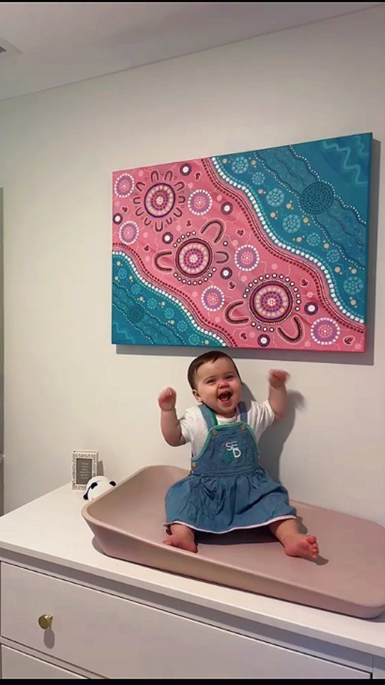 The reactions we love to see π₯Ή
Little moments like this make it all worth it.
Custom artwork, made with love π©·
#artcommission #canvasart #art #aboriginalart #aboriginalartist