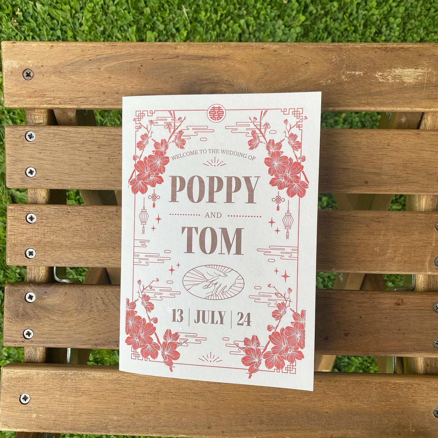 The Perfect Couple + Tab whatsapp group finally comes to fruition at the spectacular wedding of @poppycfenwick and @tomfenwick3 It was such an honour to work with them and be part of their extra special day and the supplier and I were all blown away by the incredible decorations they adorned the walled garden with from their travels! #realwedding #diywedding #gardenwedding #colourfulwedding