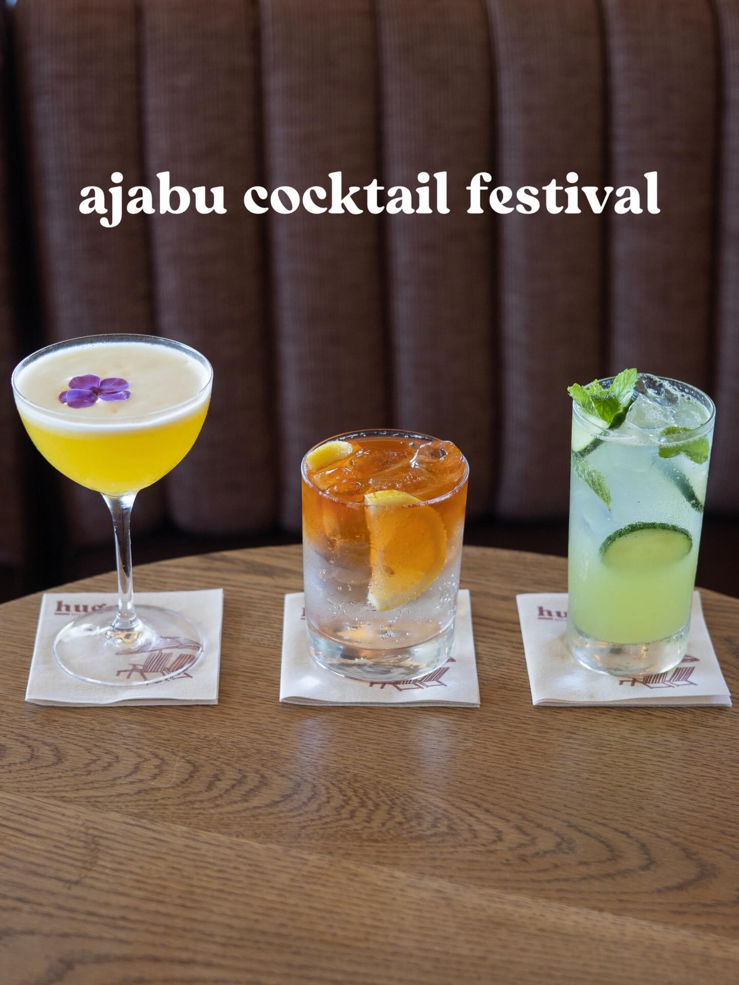 round 2 of @ajabufestival. 🍸
we’re thrilled to be part of ajabu cocktail & spirits festival again. in partnership with @capecraftlab, we’ve created 3 signature cocktails exclusive to the festival. available on the 9th floor between thursday - sunday.