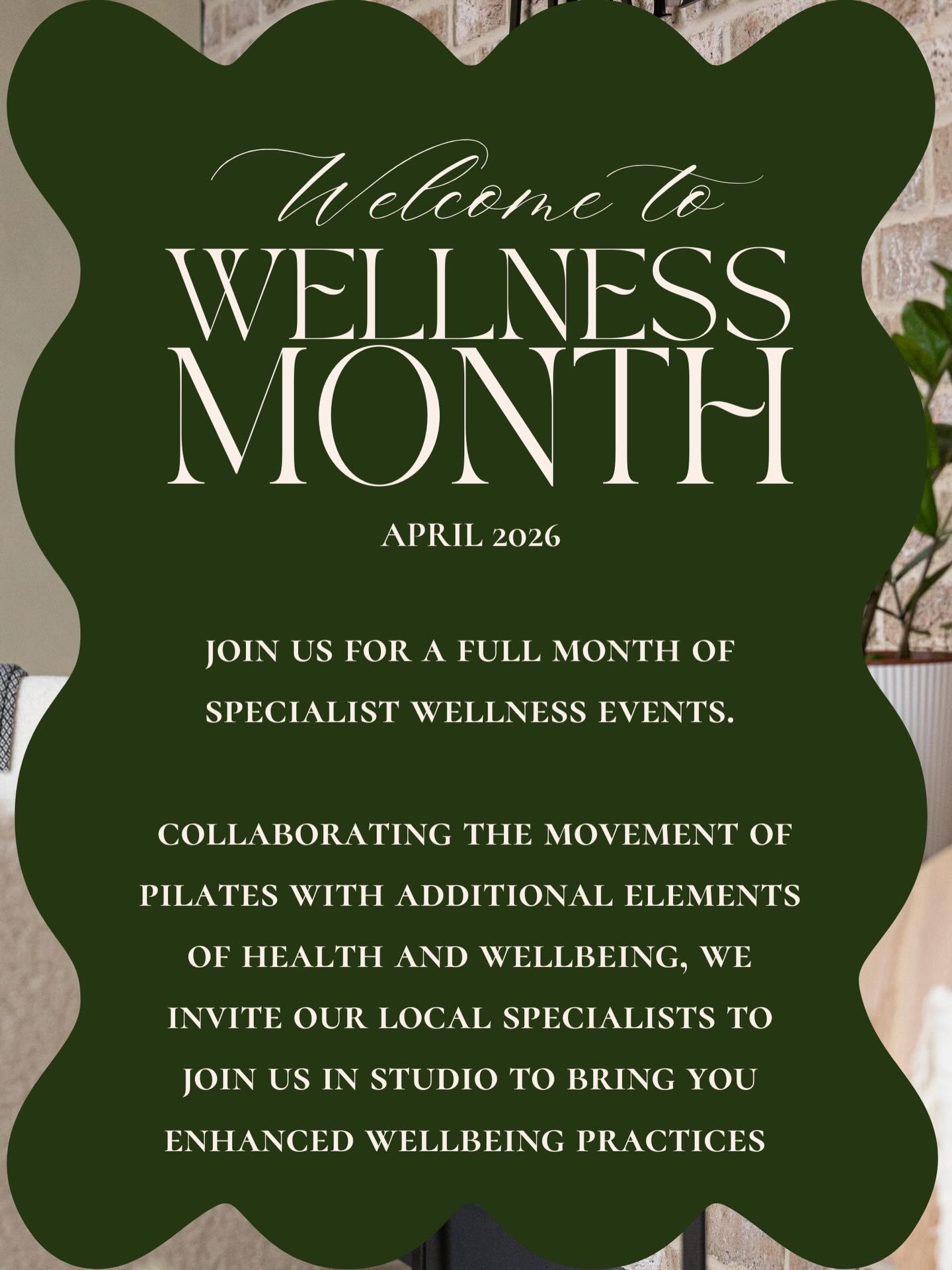 ✨APRIL WELLNESS MONTH✨
We’ve been busy planning a really special month ahead. April is for all things wellness, this month isn’t just about movement it’s about health, wellbeing, knowledge of your own body and spending time for you.
Join us for a number of collaborative sessions with some talented local businesses ✨
Available to book via the timetable in our app 📱
Keep a eye out on our posts this week for further insight into these events 🙌🏼
#pilatesevent #wellnessevent #yorkshirewellness #pilatesselby #healthevent