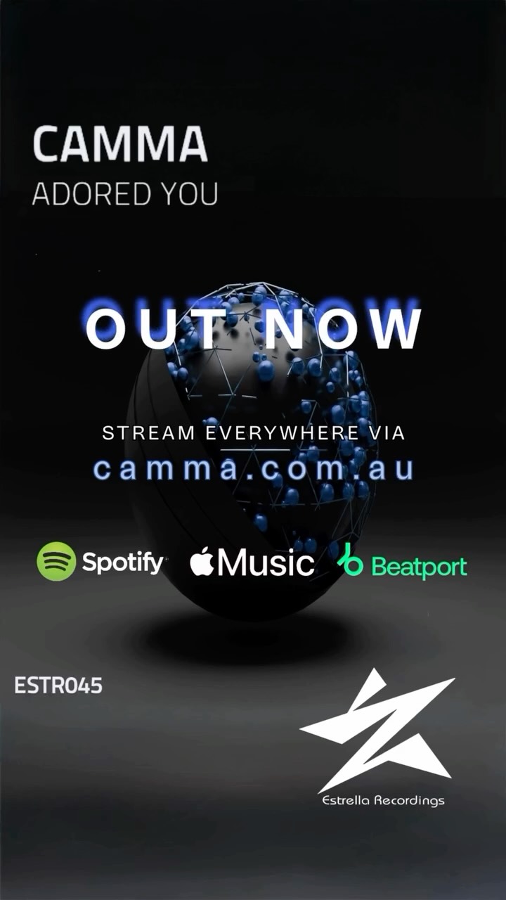 Estrella Recordings presents
ADORED YOU - Camma
Stream on your platform via:
camma.com.au
Also featuring, new release HEY.
#cammamusic #adoredyou #trance #dancemusic
@estrellalabel