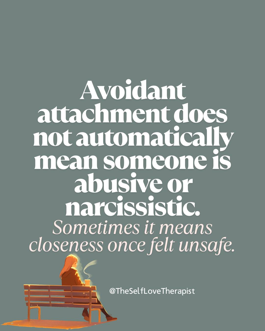 Online conversations about attachment styles can move very quickly towards categorisation. Someone is anxious. Someone else is avoidant. A third person gets labelled toxic or emotionally unavailable, and suddenly, a whole human being has been reduced to a single word.
Relationships are rarely that straightforward.
Many people who developed avoidant patterns in relationships grew up in environments where emotional needs were minimised, went unmet, or arrived so inconsistently that closeness started to feel more threatening than comforting. Vulnerability may not have been welcomed in their family. Independence may have been the most reliable strategy available, the one that kept things manageable when the emotional environment around them felt unpredictable or overwhelming.
When that is the context, creating distance in relationships isn't a choice made out of indifference. It's often a way of managing overwhelm while still trying to stay in connection.
None of that removes the need for accountability in relationships. The impact of someone's behaviour still matters, regardless of its origins. But understanding where a pattern came from does change the quality of the conversation we can have about it. It opens something up, rather than shutting it down.
Attachment language becomes far more useful as a starting point for curiosity than as a tool for labelling people. When we slow down enough to look at the relational and systemic context around someone, the story tends to become much more layered and much more human.
If attachment theory has ever made you feel boxed in or reduced, that response is worth paying attention to. Your relational patterns carry history, context, and meaning. And with the right support, they can shift.
What myths about attachment styles do you come across most often? I would love to hear your thoughts in the comments.
#attachmentstyles #avoidantattachment #attachmenttheory #relationshippatterns #TheSelfLoveTherapist