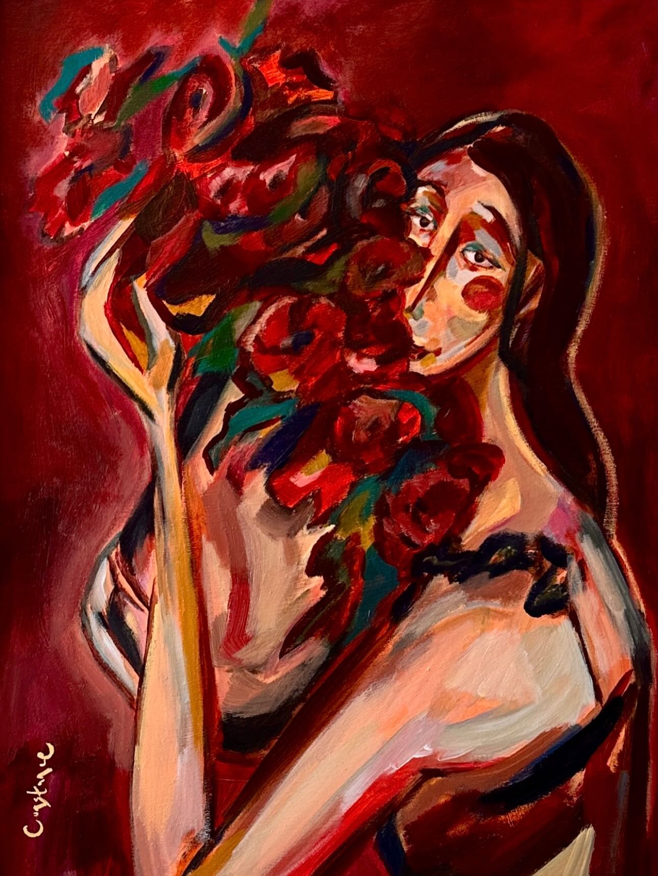 ‘Rosalia’ 🌺🌹♥️
40 x 30 cm
Constance 2026
For my show starting next week, so excited
.
#artist #portrait #interiors #painting