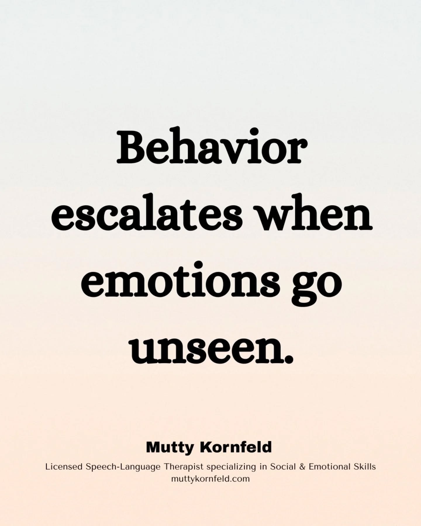 #EmotionalSafety #BehaviorIsCommunication #Connection
