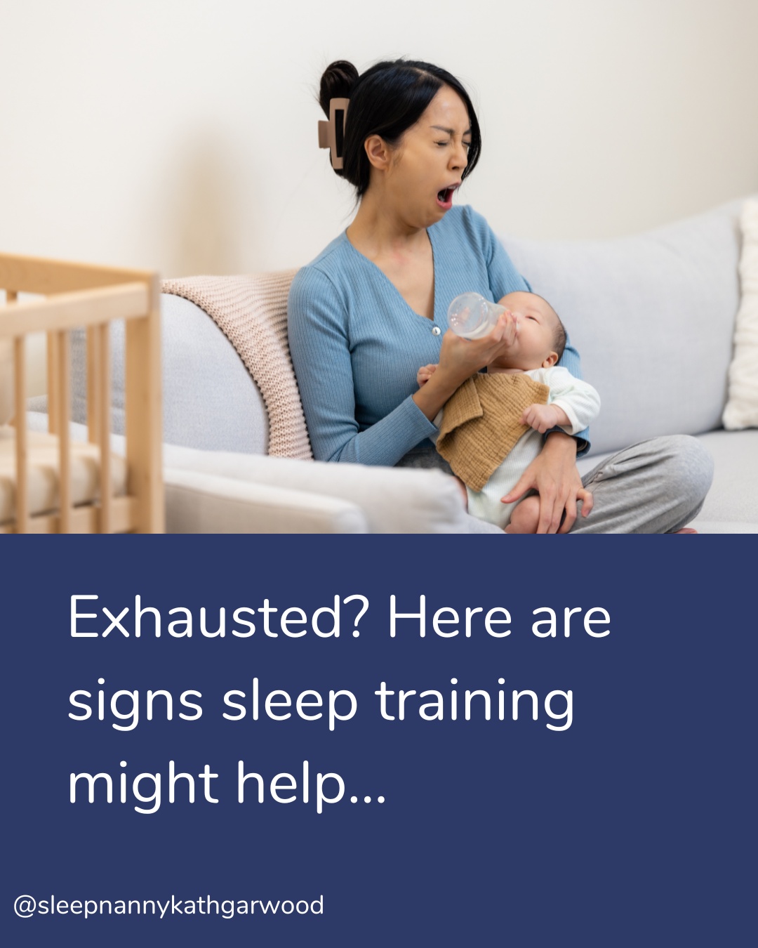 Sleep training might be the support your family needs. Here’s when to think about it.
#babysleephelp #momlifeexhausted #sleepcoach