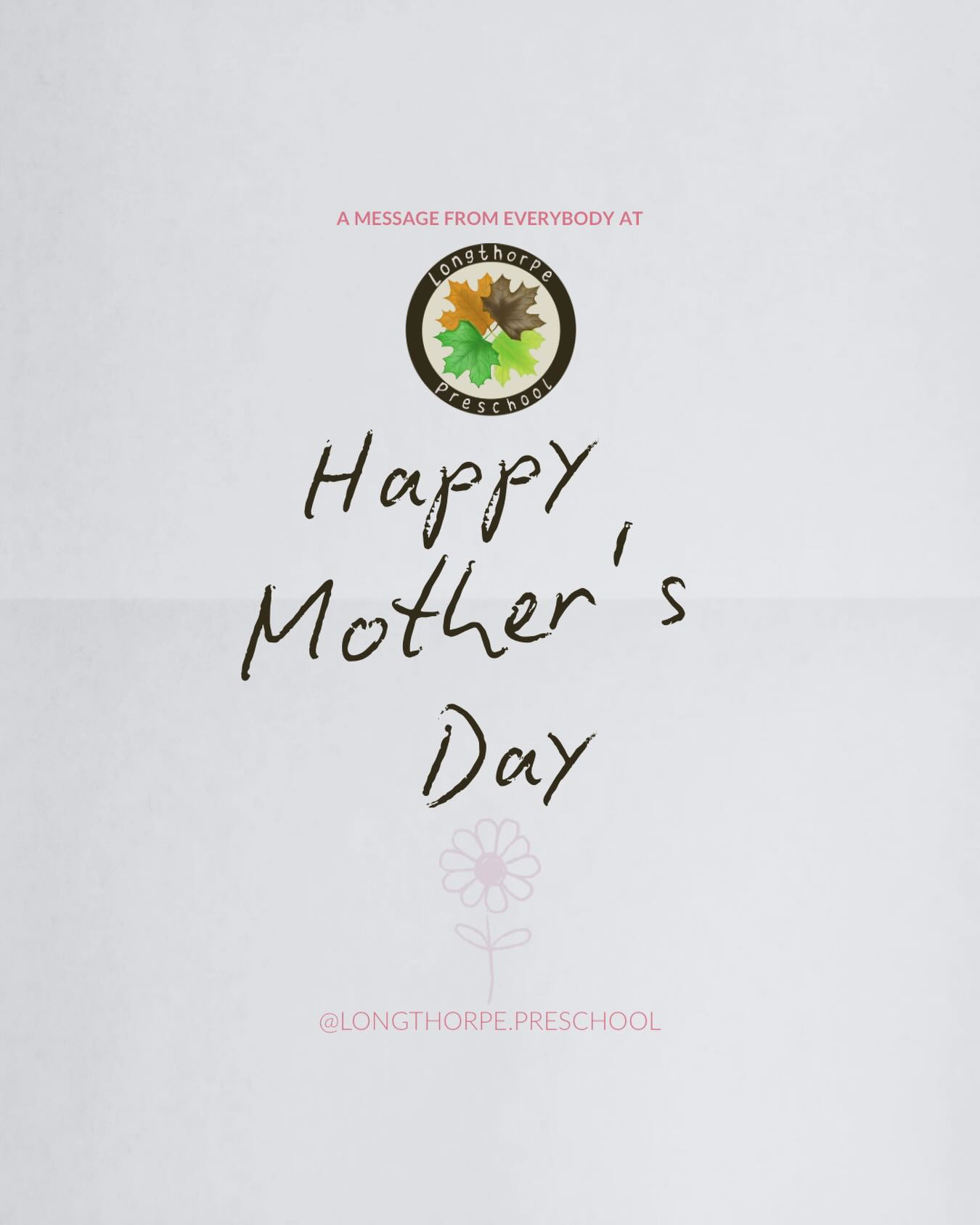 A very Happy Mother’s Day to all of our wonderful Longthorpe Preschool mums! 💐
We hope you all have a lovely, relaxing day—you definitely deserve it! 💗
#LongthorpePreschool #mothersday #preschool #nurserylife #earlyyears