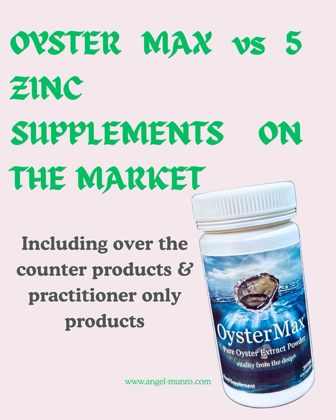 I’ve searched the TGA to show you some of the hidden ingredients in your zinc supplements as apposed to oyster max which I sell & prescribe to clients. There’s really no contest. You can find oyster max at www.angel-munro.com ✌️🦪