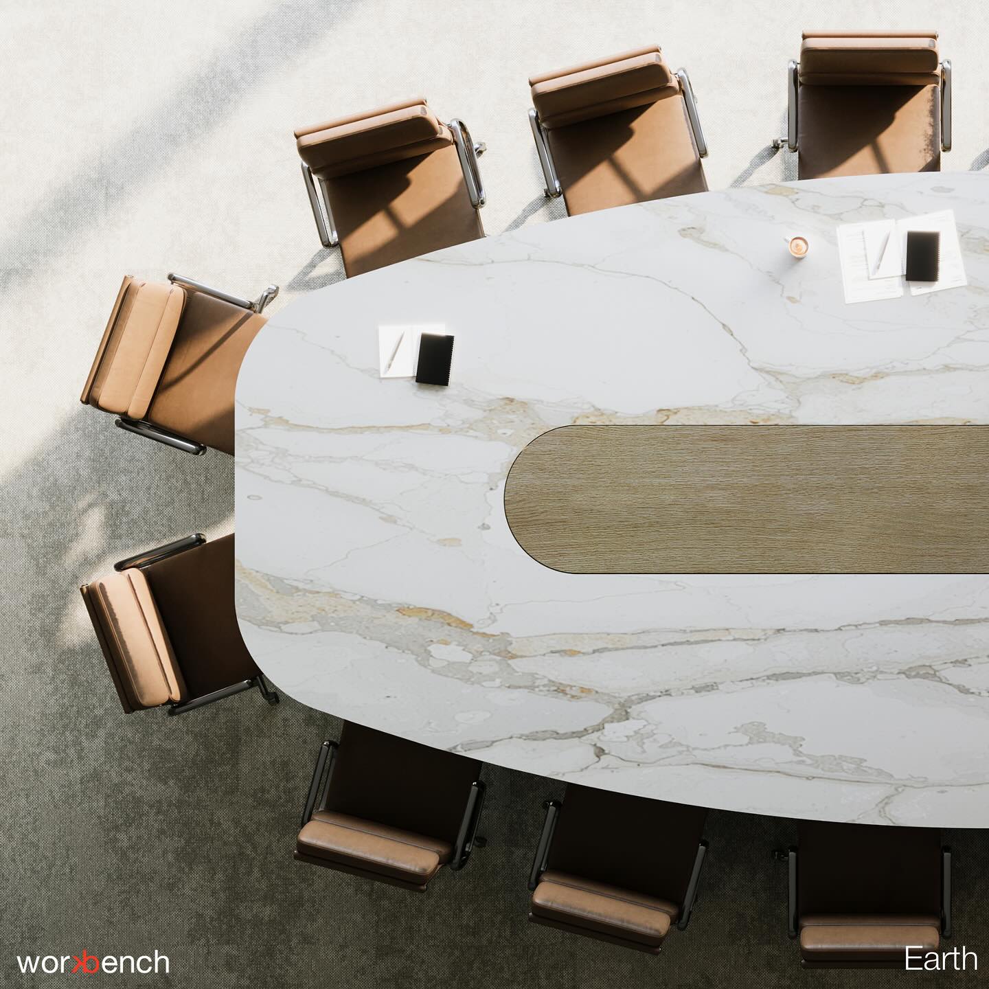 Transform Your Interiors with Contrasting Materials.
Contrasting natural materials can bring depth, balance, and visual interest to interior spaces. By pairing elements with different textures, tones, and weights - such as the smooth stone with warm timber shown on this bespoke Workbench Earth table, designers can create a layered environment that feels both dynamic and grounded.
These contrasts highlight the unique qualities of each material while fostering a sense of harmony rooted in nature. The interplay between rough and refined, light and dark, or matte and polished surfaces adds richness to a space, making interiors feel more tactile, authentic, and emotionally engaging.
Designed by us, tailored by you.
#furniture #tables #meetingroomtables #materials #stone #veneer #contrastingtextures #madeinbritain