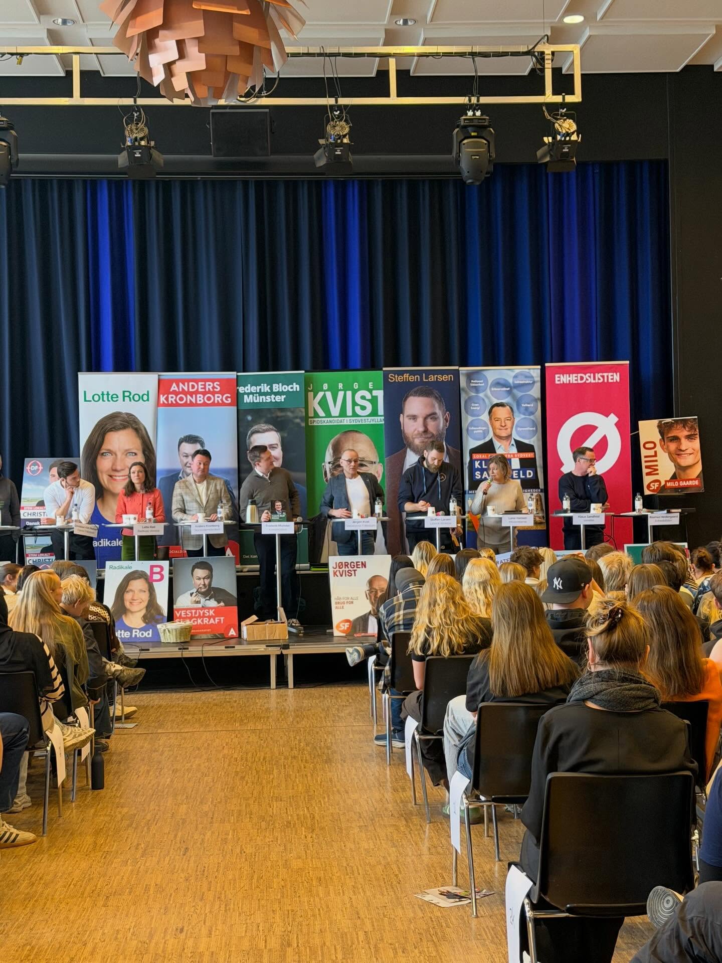 Valgdebat på Esbjerg Gymnasium 10. marts 2026🗳️❌
