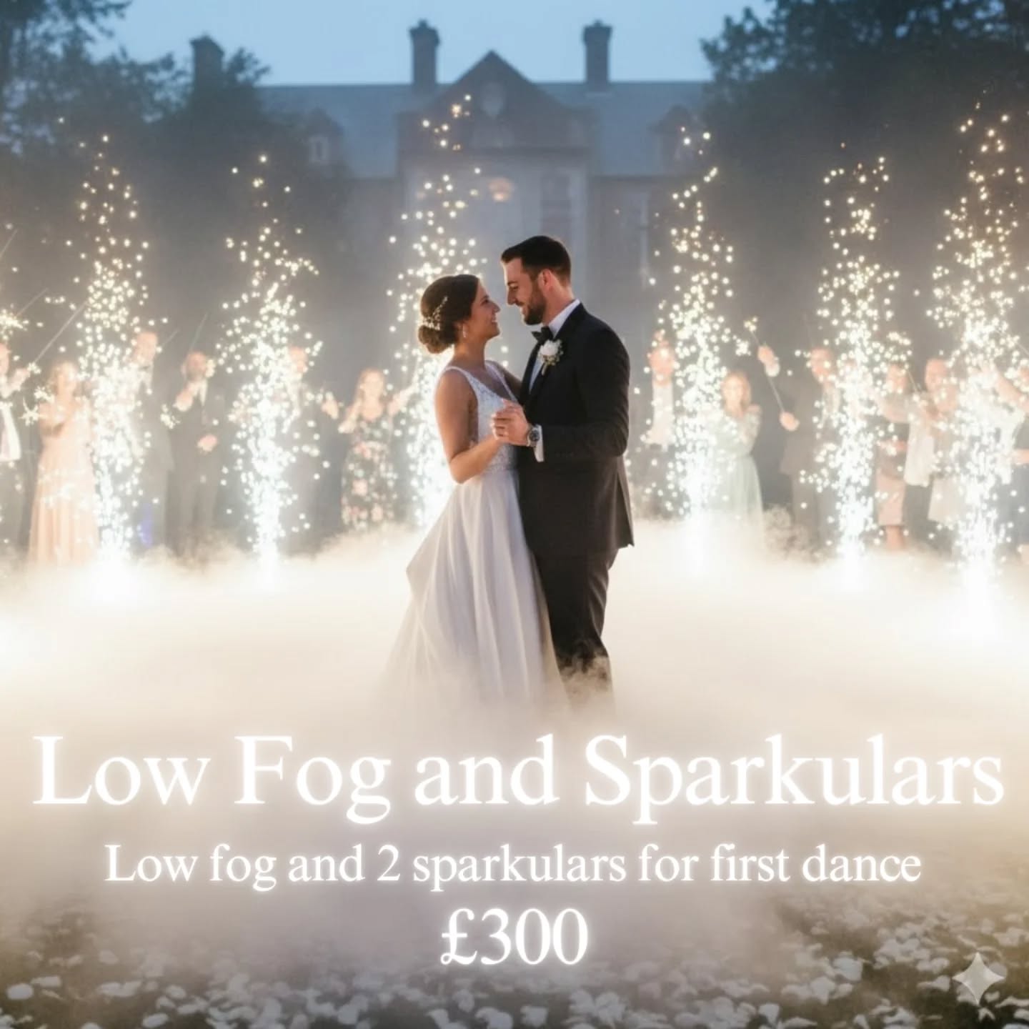 Dont miss this unbeatable offer to make your first dance that bit more WOW!
Only valid for 2026 weddings and subject to availability.
#lowfogmachine #firstdance #weddingdance #sparkulars #weddingfireworks