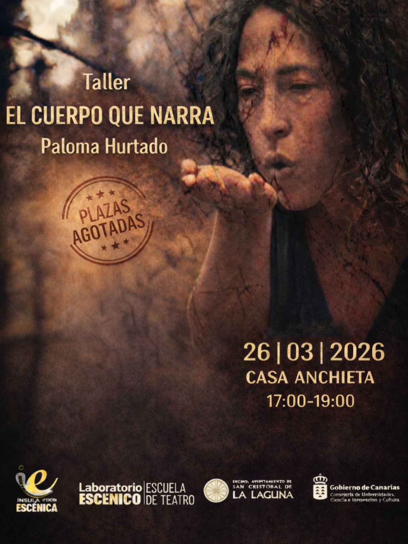 PLAZAS AGOTADAS! 🚀
El taller “Cuerpo y Narrativa” completa su aforo 🫂
Una propuesta para explorar el cuerpo como territorio de memoria, emoción y relato. A través del movimiento y la escucha, las personas participantes descubrirán nuevas formas de expresión donde cada gesto cuenta una historia ✨
¡Gracias por la gran acogida!
#ÍnsulaEscenica
🤝 Colaboran:
@lalagunaayto
@lalagunacultura
@adrian.del.castillo