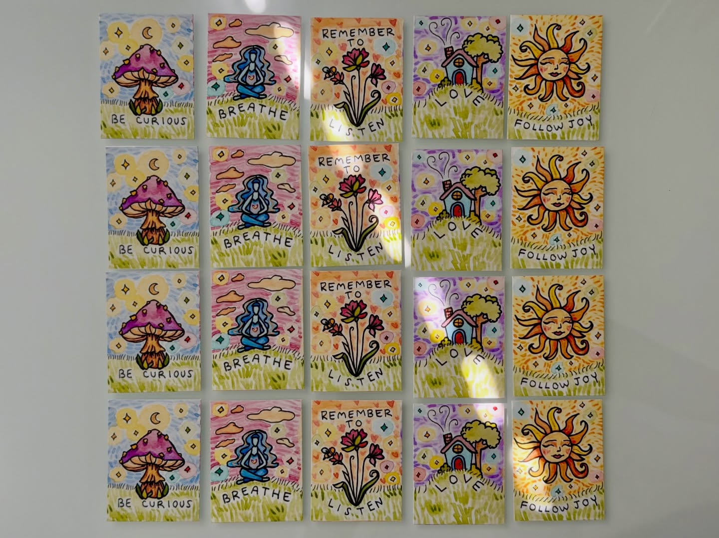 Kindness Cards and March Supporter Giveaway 💐💗
I really could not be more thrilled with how the March Art turned out! From the original vision to the final print, they are pretty spot on to what I had in mind. Photos from the creation process are at the end of the slides if you’d like to see how they evolved!
Thanks for being here 🧚♀️