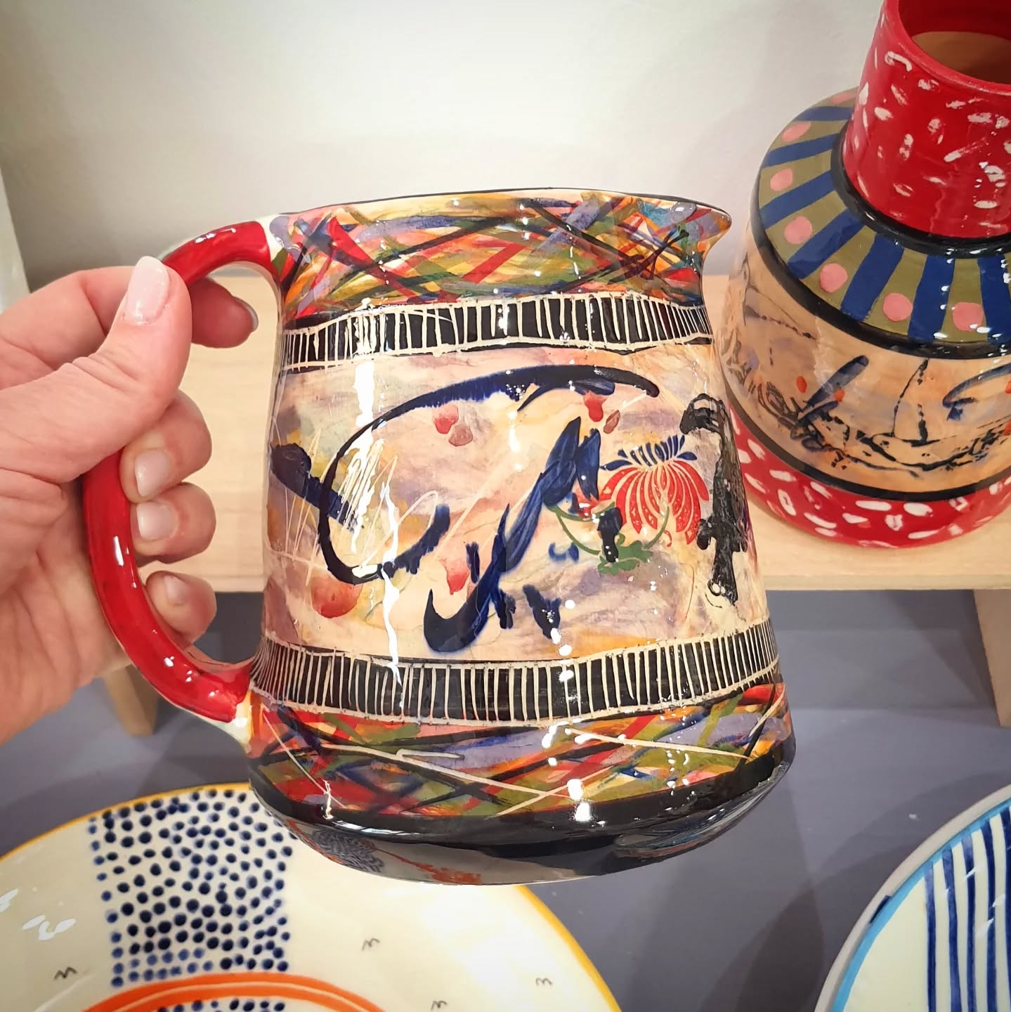 @atelier_les_engobes à la @galerielessouliersrouges
#galerielessouliersrouges #ceramicart #atelierdesengobes