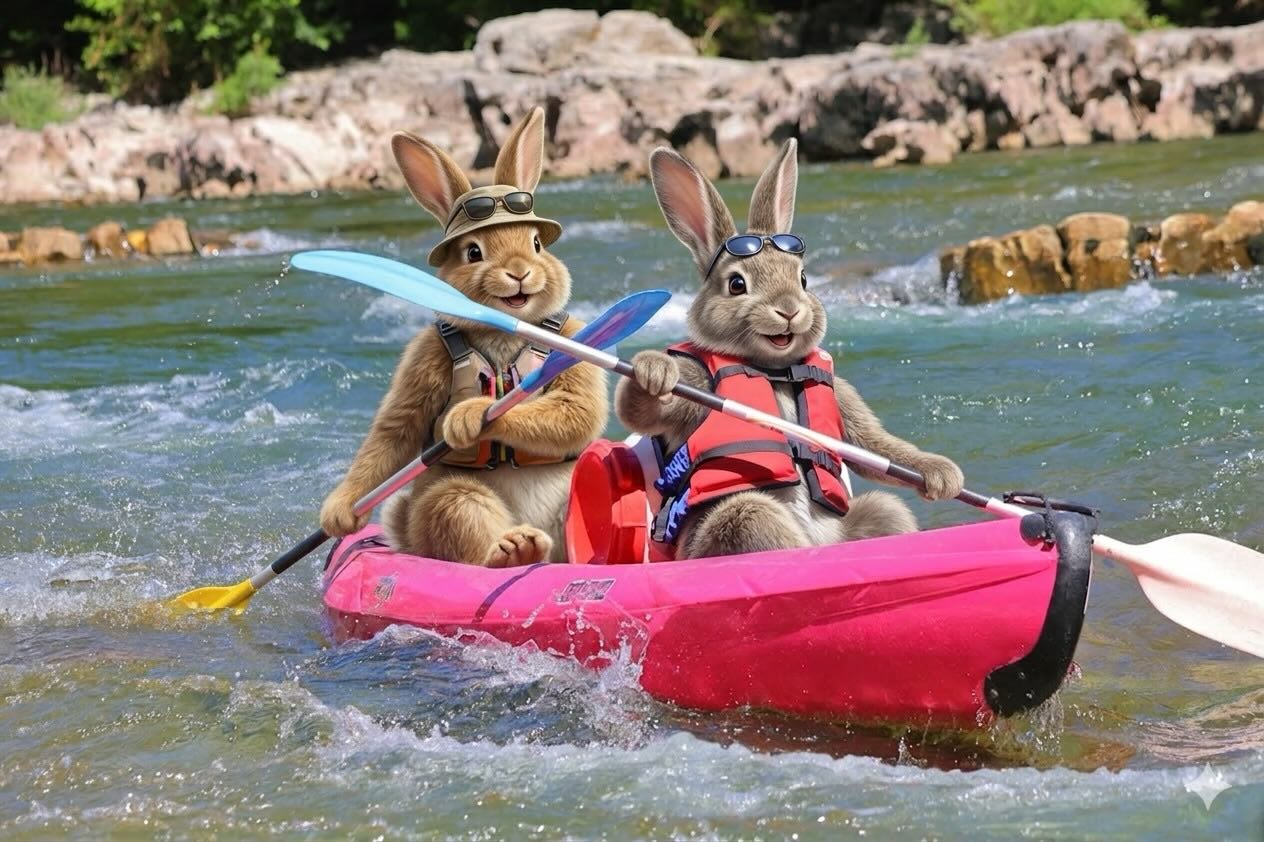 Frühe Ostern haben einen grossen Vorteil: Auf der Ardèche ist es noch ruhig. So ruhig, dass sich sogar zwei Hasen aufs Wasser trauen 🐰🐰🐰Die Ardèche zeigt sich im Frühling von ihrer schönsten Seite: klares Wasser, grüne Ufer und diese entspannte Stimmung, die man nur hier findet. Perfekt für eine kleine Auszeit – mit Freunden, mit der Familie oder einfach, um wieder einmal draussen unterwegs zu sein.
Und wer weiss … vielleicht begegnet ihr auf eurer Tour ja auch zwei Hasen, die schon mal die Strecke für die Osterferien testen. 😉
👉 Noch nichts vor über Ostern? Dann kommt ins Frigoulet und erlebt die Ardèche vom Wasser aus. Kanu, Sonne im Gesicht und ganz viel Frühlingsgefühl inklusive.
https://booking.aktivferien.com/(S(lb5xg1jazr2mrfr3pdz0mu4q))/HPG_Hotel.aspx?Mand=ak&WebTemplate=Template&standardreise=fri_ostern&Hotel=frigi