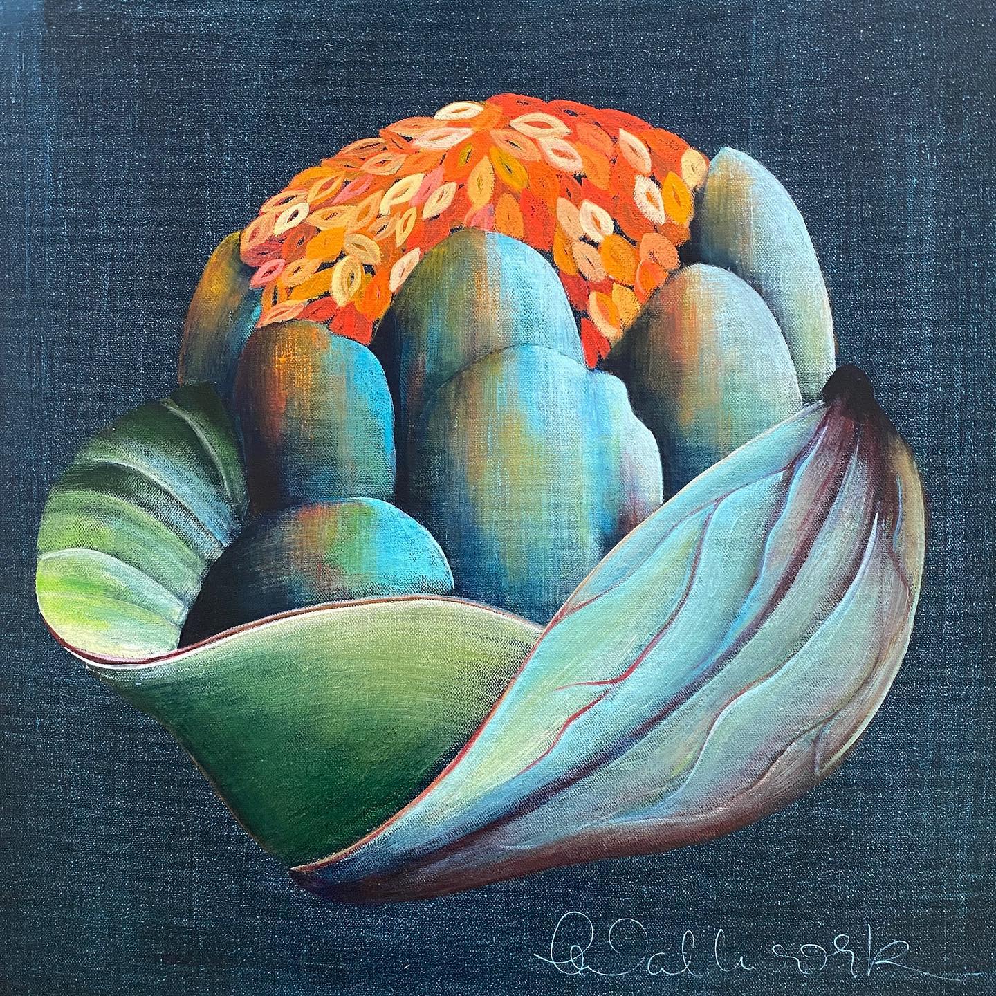 ‘Single life’.
Mixed media on canvas.
570 x 570 mm.
“We are the silver lining in any and every dark cloud we could ever find. There is no need to go looking for the light when you bring it with you.”
- Tyler Knott Gregson