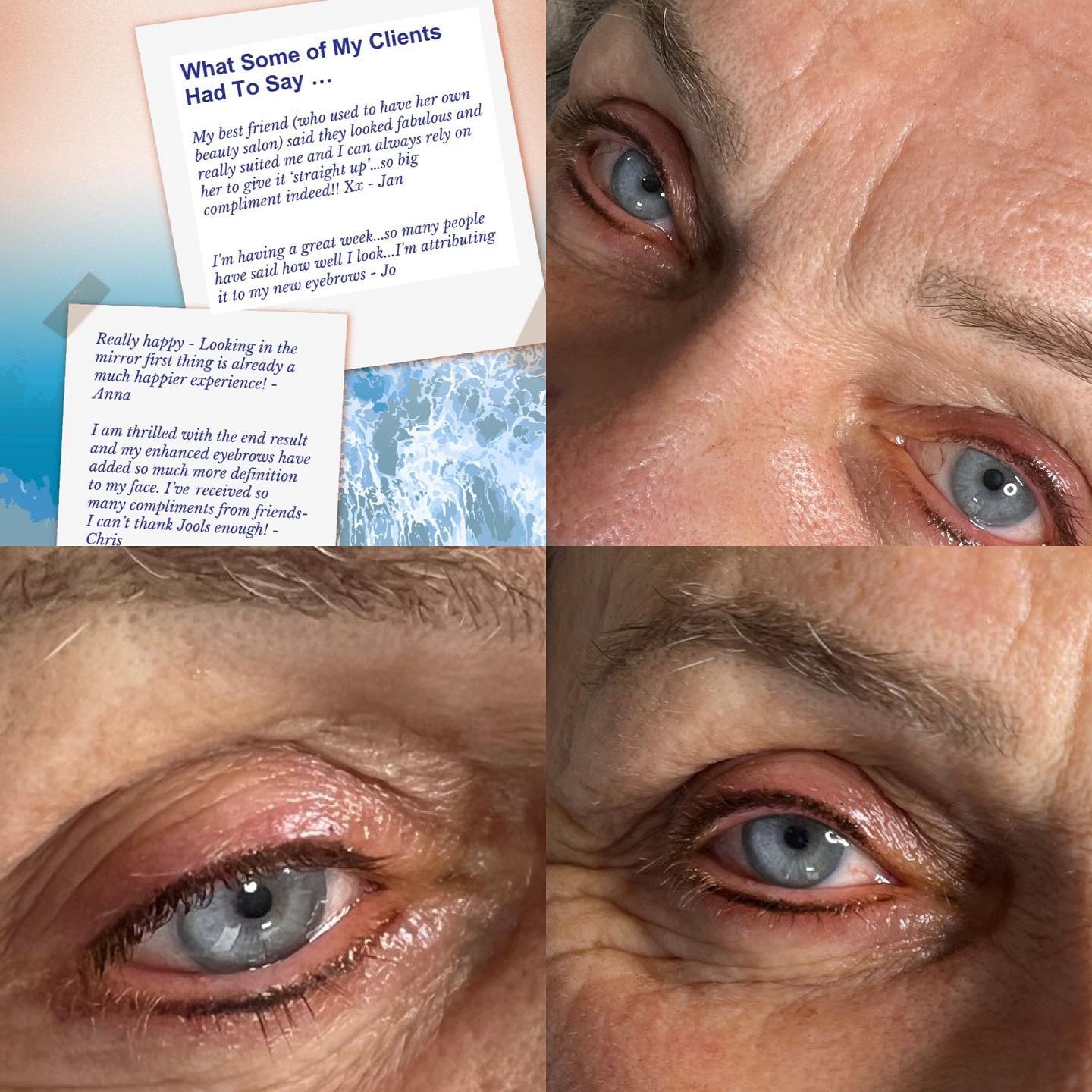 Beautiful Lash Enhancement Eyeliner to pop these baby blues. #blueeyes #makeup #marlow #byjools #Eyeliner #permanentmakeup #doittoday #freeconsultation #love #beauty www.ByJools.co.uk ❤️