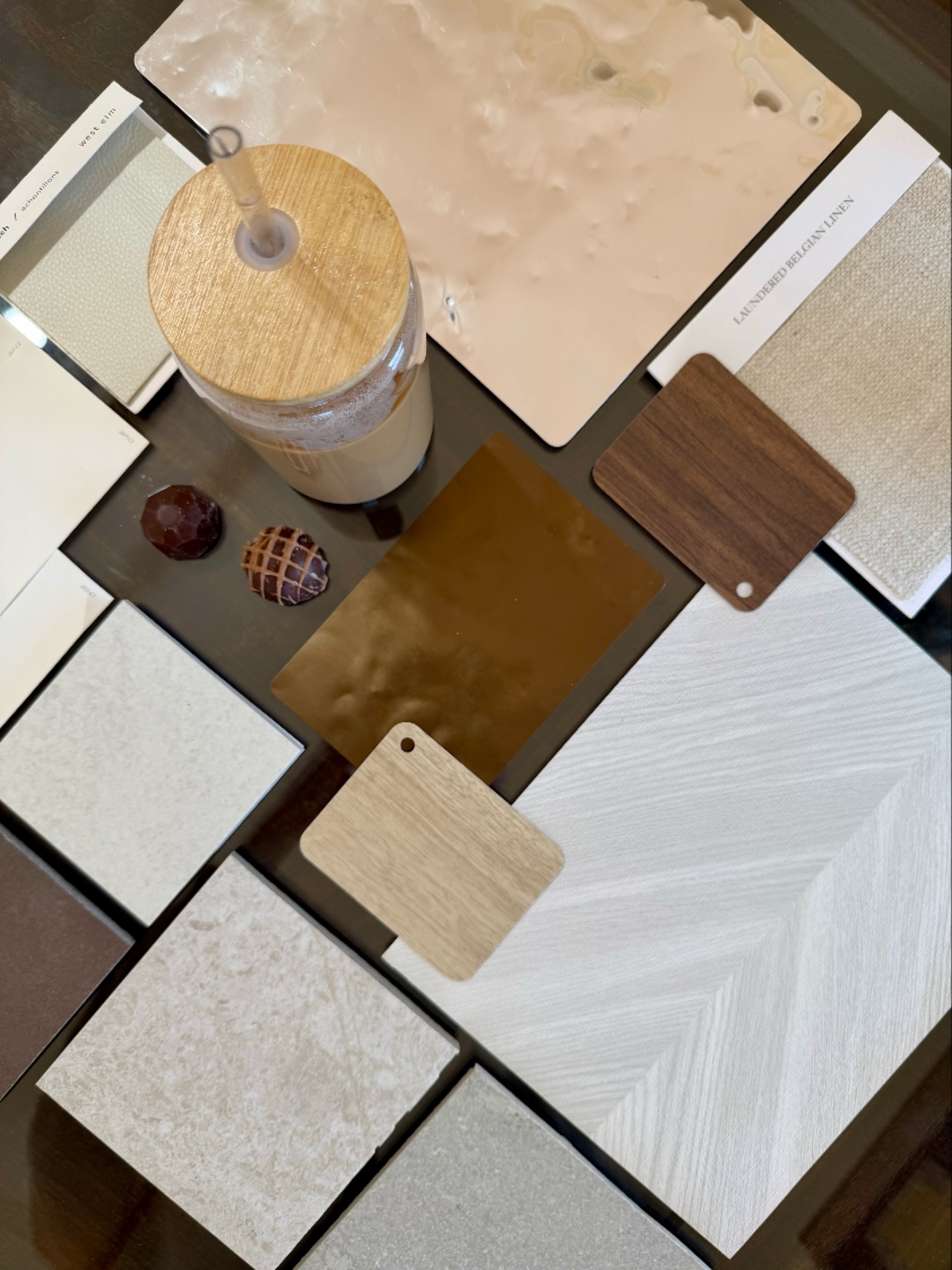 Materials, ideas, and a little coffee.
Working through materials and palettes this week.
Materials sourced with: @us.tiles @wallquestofficial @instylekitchen @chemetal.treefrog.interiorarts and more
#interiordesign #designprocess #materialpalette #moodboard #interiordesigner #designinspiration #materialboard #interiorstyling #behindthedesign #designerlife #hospitalitydesign #interiorarchitecture #designstudio #workinprogress #creativeprocess