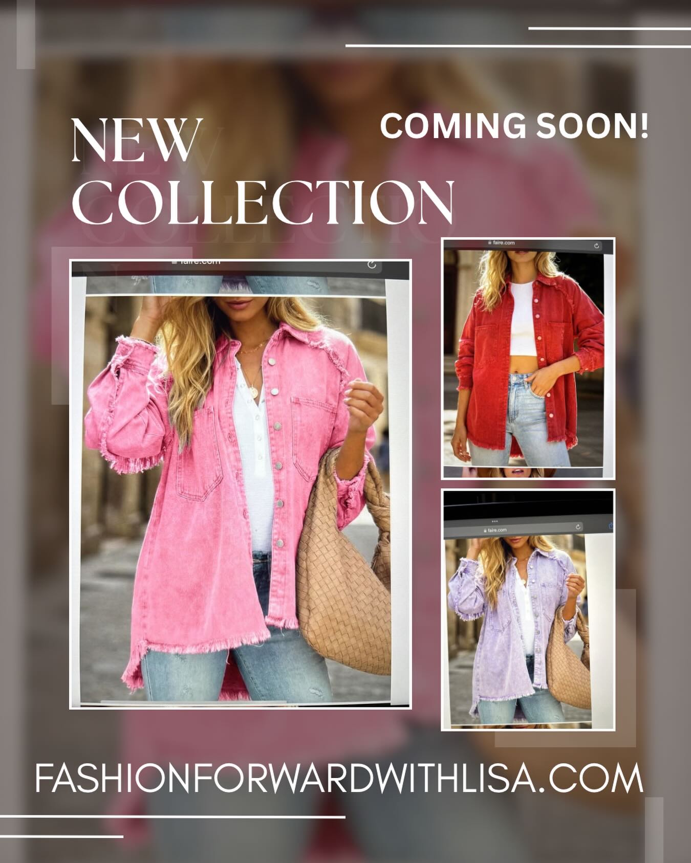 PRE ORDER TODAY‼️
Stay effortlessly stylish with this relaxed fit shirt jacket featuring unique raw edge patchwork detailing. Designed with oversized front pockets and a comfortable loose fit, it’s the perfect lightweight layer over tanks, tees, or light sweaters. A versatile piece that adds casual edge to any outfit.
#denim #shirt #jacket #patchwork #rawedge
Loose Patchwork Jacket with Raw Edge
100% Polyester
Size S-M-L
