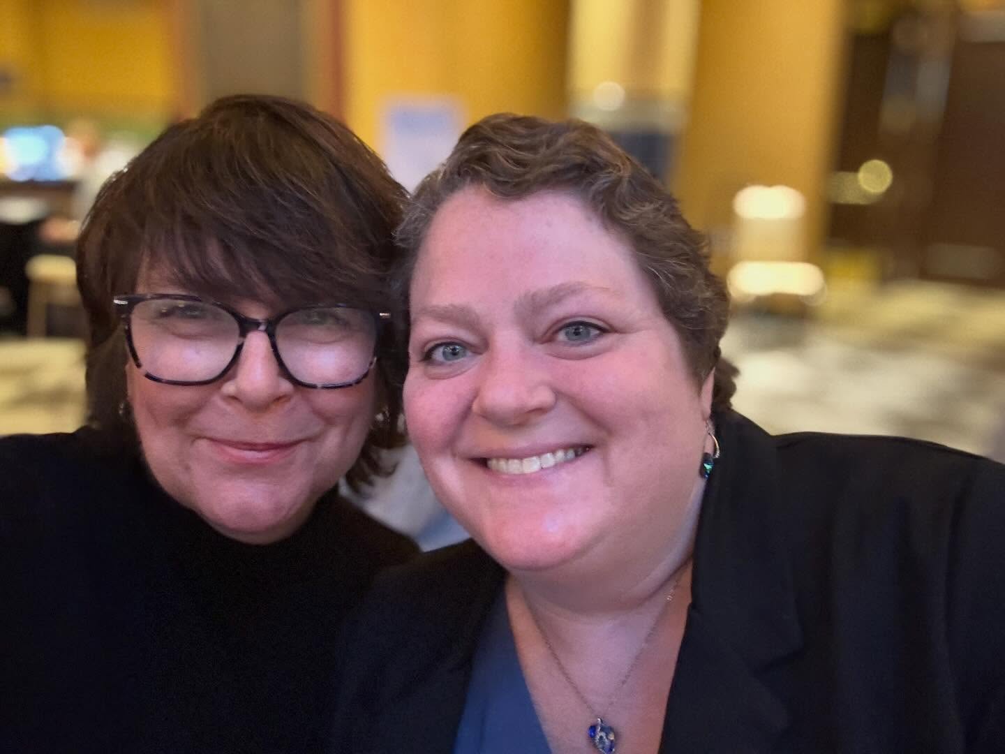 With two of my favorite people at this incredible Virginia Women's Leadership Forum. Very inspiring! Sitting at the @louisacochamber table and so honored to be a member!'