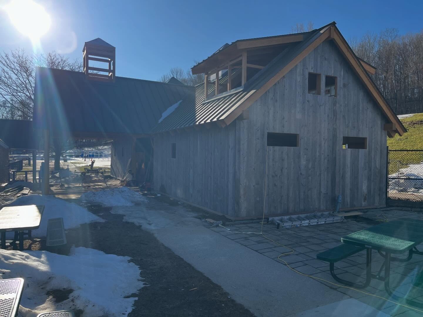 A quick Pool Bathhouse update! Despite the significantly snowy winter weโve had, ADI EAST is making great progress and we remain on track for the 2026 pool season โ๏ธ