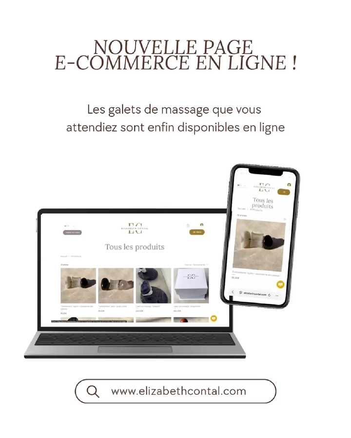 C’est en ligne.
✨ Le e-commerce Elizabeth Contal est officiellement ouvert.
Les galets de massages et de nouvelles créations sont désormais disponibles.
Chaque pièce a été sélectionnée avec intention.
Chaque détail a été pensé pour vous.
🎁 Les cadeaux des premières commandes partent aujourd’hui.
Commandez maintenant directement sur le site dans l’onglet boutique : www.elizabethcontal.com @territoiredigital.ai #ecommerce #lancement #elizabethcontal #galetdemassage