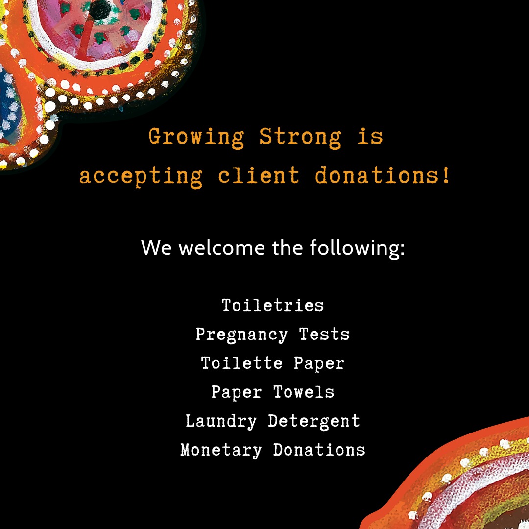 Growing Strong Sexual Assault Center is accepting client donations for our resource room. Our resource area is available for clients to visit when they are short on funds or simply needing a little assistance. Some items we are accepting include pregnancy tests, toiletries, toilette paper, paper towels, laundry detergent, and monetary donations. If you are interested in donating, you may bring items to 270 W. Prairie St. Decatur, IL or visit our PayPal link at growingstrongcenter.org. We thank you in advance!
24/7 Crisis Hotline: (217) 428-0770
