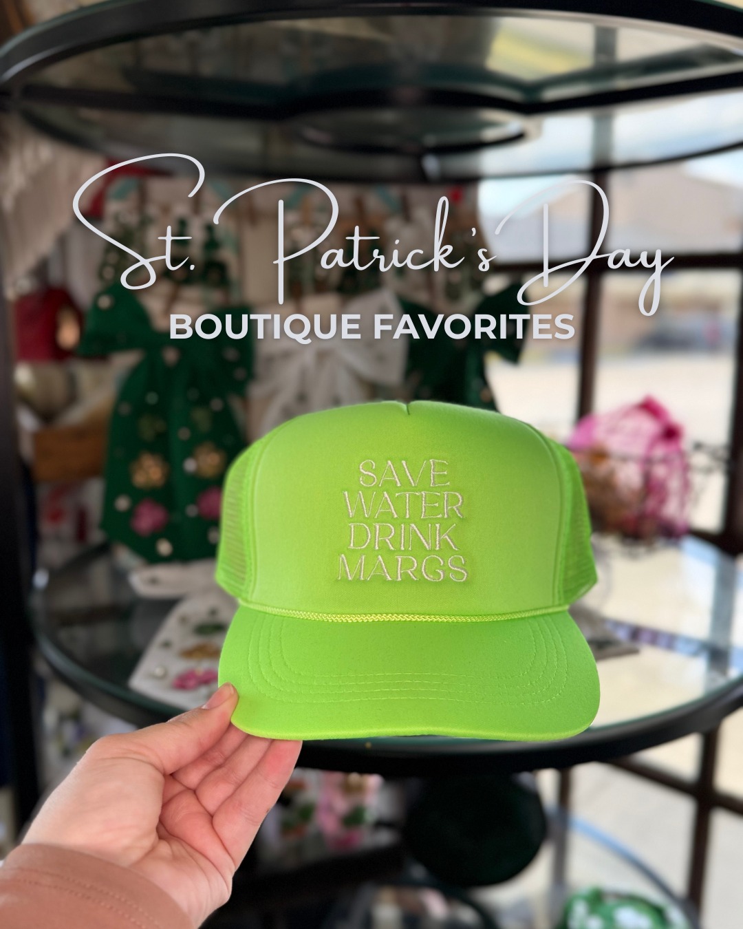 Who says your luck can't include a little something for yourself? 💚
While you're here for your facial, massage, or full spa day, swing by the boutique and grab one of our favorite St. Patrick's Day finds. Because showing up for yourself should come with a little treat.
Book your appointment + browse what's new. Call us at 985-764-9471 or stop by in Destrehan.
#StPatricksDay #SelfCare #BoutiqueFinds #TreatYourself #DestrehanLA #SpaDayEssentials