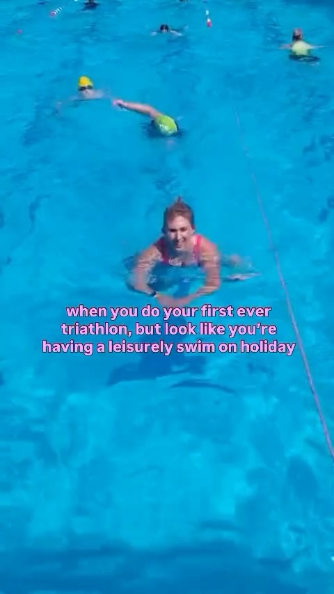 I don’t really swim so I don’t know what possessed me to do a triathlon last year 🤣
Also I’m a terrible cyclist and was horribly slow for the bike section of the race, I thought people kept passing me asking ‘you alright?’ but turns out they were just saying ‘on your right’ 🙃
I’ll just stick to running 😆
#triathlon #sprinttriathlon #triathlontraining #swimmergirl #swimmerlife