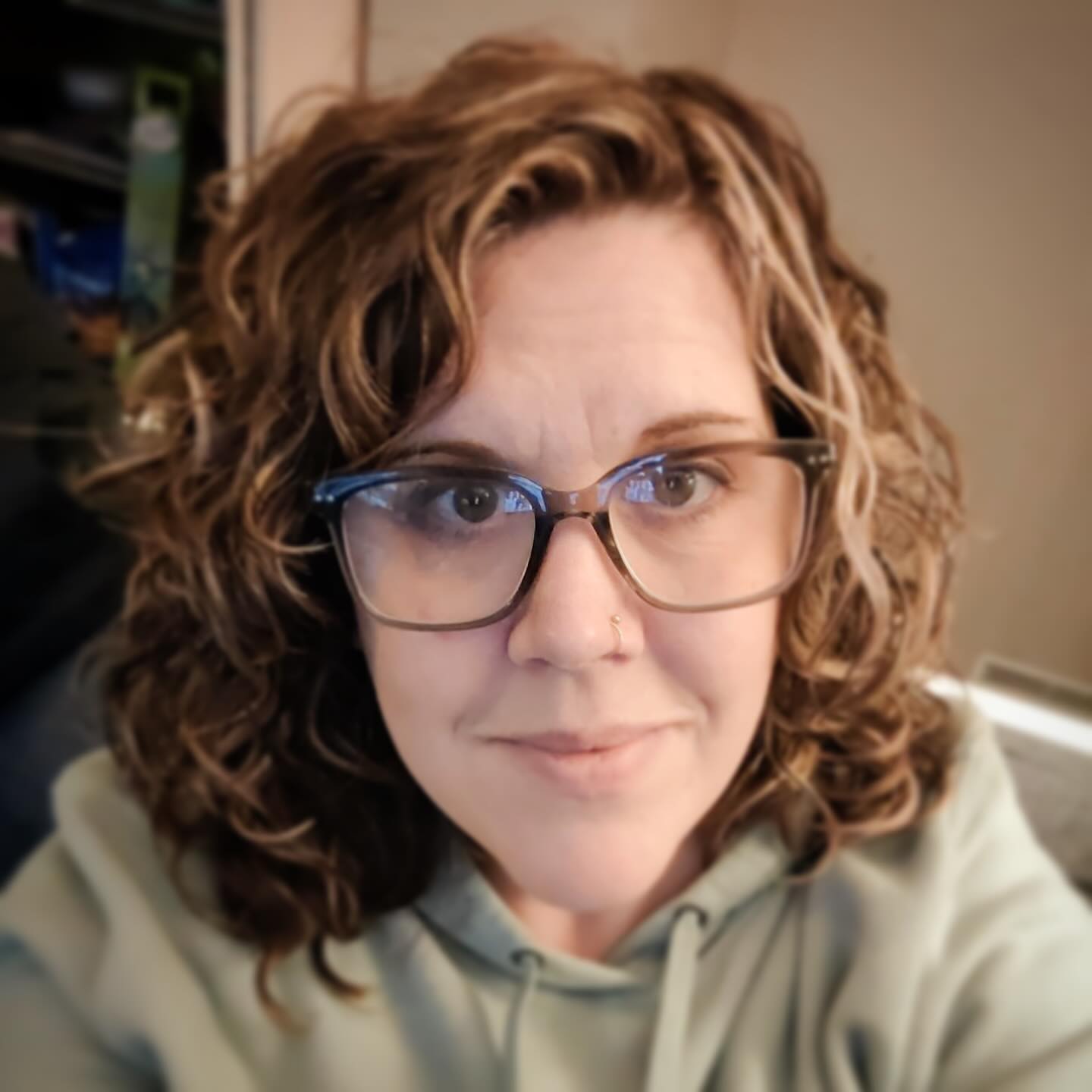 More hair on the floor than left on her head - in a good way!