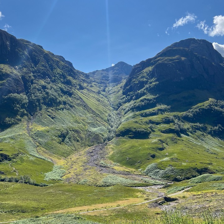 Starting this business, I knew it would be easy to hide behind a computer screen. Instead, I’m challenging myself to share a little of my personal life through my business channel so future clients and collaborators can get to know a little bit about me.
My husband and I took our first big trip together last month and traveled across the pond to Scotland! It was full of the most beautiful scenery and so much Scottish history. Everyone needs to check out @rabbies_tours! 🚙 We spent a couple of days up in the Highlands and covered so much ground with our tour guide, Sean. Sean was great at making entertaining detours (these stops always seemed to include coffee and cake ☕ 🍰) that were outside of our scheduled stops. Inverness, Loch Ness, Glencoe, Clava Carins, Culloden, the Highland Coos 🐮 to name a few of my favorite highlights! Truly a magical couple of days. We even hopped on a one-day Rabbie’s trip down to @alnwickcastleofficial (Harry Potter, Downton Abbey), to check out the Duke of Northumberland’s cozy digs. Thad said it’s the most impressive building he’s ever been in.
Edinburgh is filled with castles, great food, drinks, cemeteries, gardens, scenery and history. Even met the guy that rediscovered the vaults back in the 80s, saw Tom Riddle’s grave 🪦, and took a bit of a gamble on checking out Surgeons’ Hall Museum (it was weirdly interesting). Which lead us to learning about some of the darker parts of Edinbugh during the 18th and 19th centuries. I also let Thad convince me to climb a couple hundred steps up the Scottish Monument. Narrow old spiral staircases are much easier on the way up than the way down! @makarsmashbar hit the spot after a long day of traveling. @thewitcheryedin had the best pudding. @roseleafbarcafe was my favorite roast, potatoes and yorkshire pudding. Had some great beer at @moonwakebeer 🍻 and even checked out @brewdogedinburgh! I was secretly disappointed we didn’t run into any travel delays due to the tech outage as I was dead set on going back to Leith to repeat our afternoon at Roseleaf and Moonwake.
All in all, a fantastic trip. I’m counting down the days until our next big adventure.