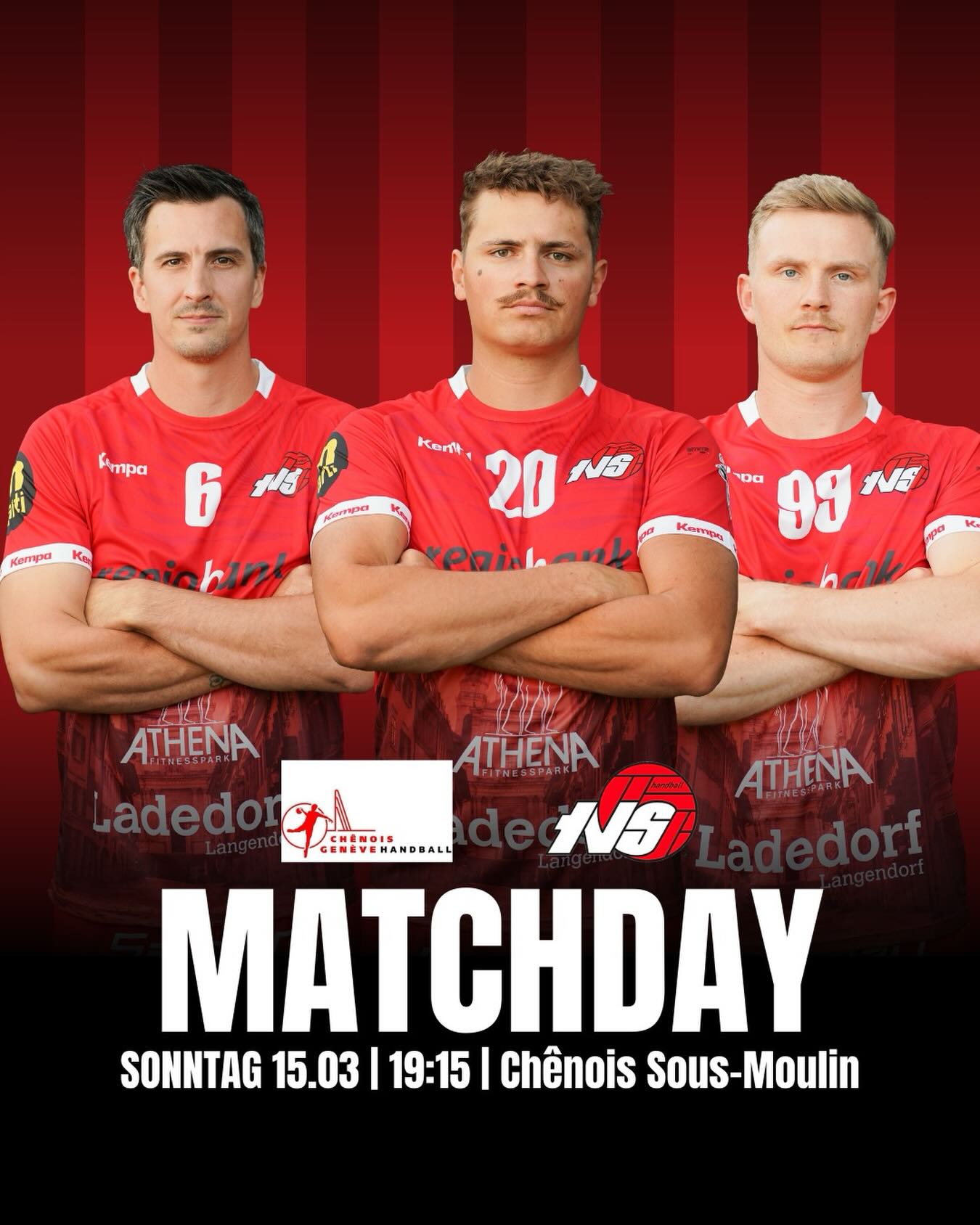 🔴⚪ Auswärtsspiel in der Romandie! ⚪🔴
Am Sonntag reist der TV Solothurn nach Genf zum Duell mit CS Chênois Genève Handball. 🚌
Nach der Niederlage vom letzten Wochenende wollen die Ambassadoren wieder reagieren und zurück auf die Erfolgsspur finden. Einfach wird diese Aufgabe jedoch nicht: Chênois kämpft weiterhin um den Ligaerhalt und zeigte zuletzt aufsteigende Form – unter anderem mit einem knappen Spiel gegen Leader Biel, einem Remis gegen Lyss und einem Sieg gegen Nyon.
Auch das Hinspiel in Solothurn war hart umkämpft und endete mit einem 29:29. Der TVS weiss also, dass gegen die aufsässigen Genfer volle Konzentration gefragt ist.
Mit einem Sieg könnten die Solothurner in der Tabelle weiter Boden gutmachen und sich die Chance auf einen Platz im oberen Mittelfeld erhalten.
📅 Sonntag, 15. März 2026
⏰ 19:15 Uhr
🤾♂️ CS Chênois Genève Handball vs. TV Solothurn
📍 Chênois Sous-Moulin
📺 Liveticker in der Bio
👉 Ganze Spielvorschau auf unserer Webseite (Link in der Bio)