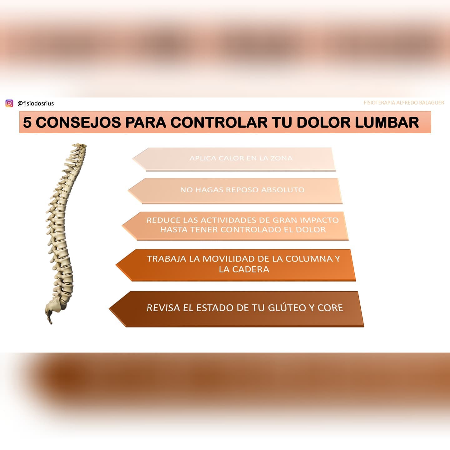 ✅5 CONSEJOS PARA TODAS LAS PERSONAS QUE SUFREN O HAN SUFRIDO DOLOR LUMBAR✅
🟢COMÉNTAME TU CASO PARTICULAR DE FORMA GRATUITA🟢👉 Link en (@fisiodosrius )
👉👉 linktr.ee/fisioabp
#fisioterapia #rehabilitación #dolor #fisioterapeuta #lumbalgia #ciatica #dolorlumbarcronico #gluteos #core #entrenamiento #readaptacion #ejercicio #fisiodosrius #dosrius #llinarsdelvalles #mataro #argentona #orrius #mataro