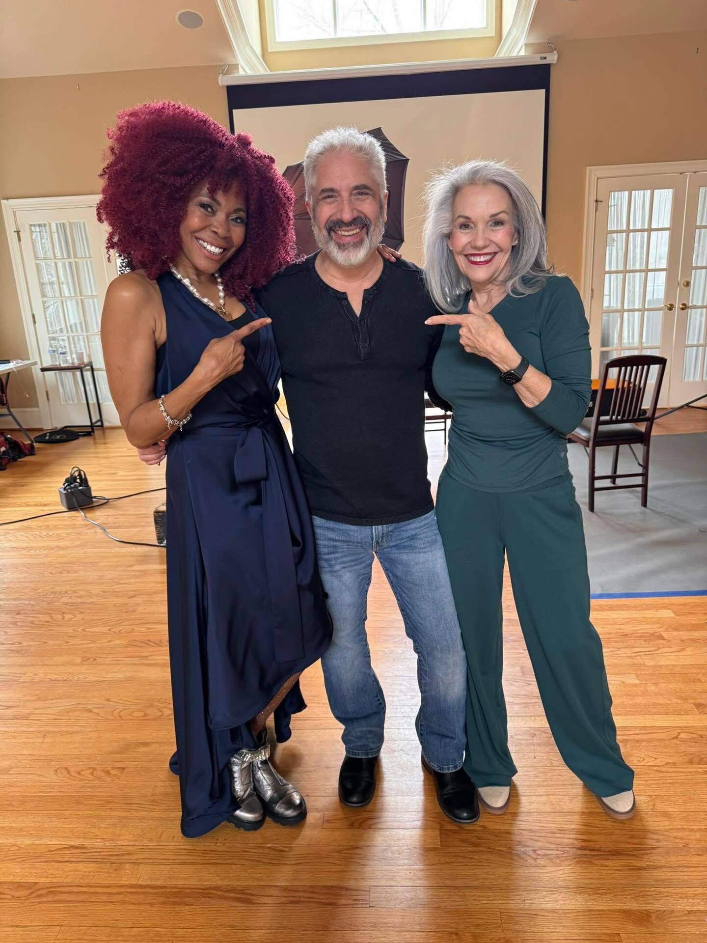 Two of the best, Debra Ovall and Rebecca Fremont with Barry Morgenstein