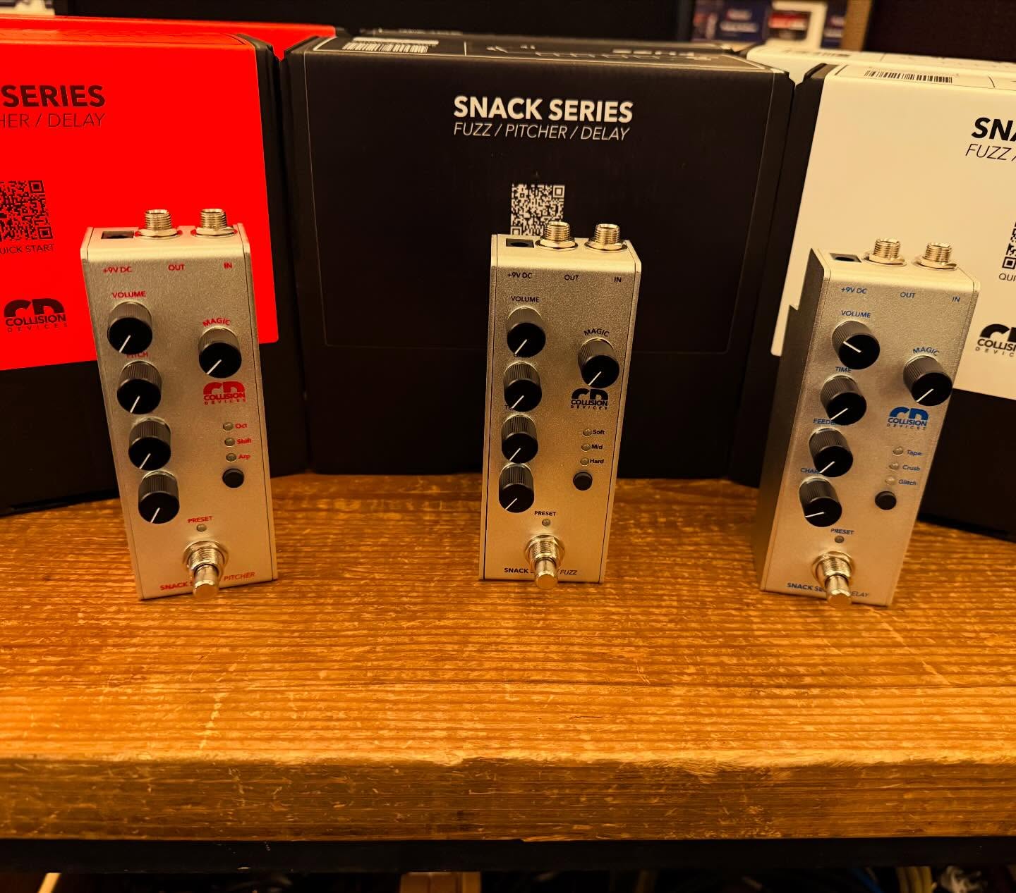 The new Snack Series from Collision Devices has arrived at GB Music & Sound, Canada’s destination for tone!