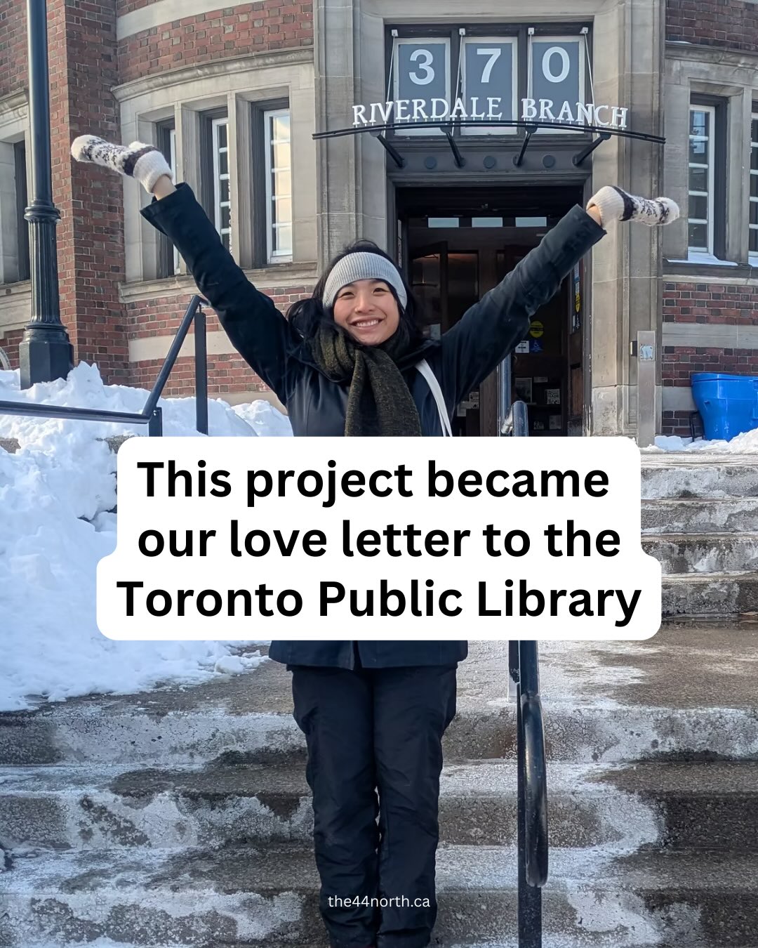 The Toronto Public Library Passport Project celebrates the stories, memories and lived experiences that make each branch meaningful.
Stephanie Ta, the co-founder of the initiative, outlines how visiting all the city’s libraries wasn’t just about collecting stamps, it was about seeing how these spaces quietly support us and build community in ways that matter deeply.
Read “Why Libraries Are Vital Third Spaces, Featuring Dear TPL: The Passport Project” now: 🔗LINK IN BIO🔗
In a world where tranquility can be difficult to find, libraries remain one of the few spaces that are always open to us, with no cost to enter and no pressure to perform. Our public libraries are true “third spaces,” that is, places outside of home and work where we can rest, connect, explore, and belong. ✨
#ThirdSpaces #TPL #Toronto #TorontoPublicLibrary #Torontonian
👉 The 44 North is a digital bi-monthly publication that aims to inform, empower, and inspire young people. Do you want to write for us? Support lifting up young people’s voices? Head to the 🔗 LINK IN THE BIO 🔗 👈