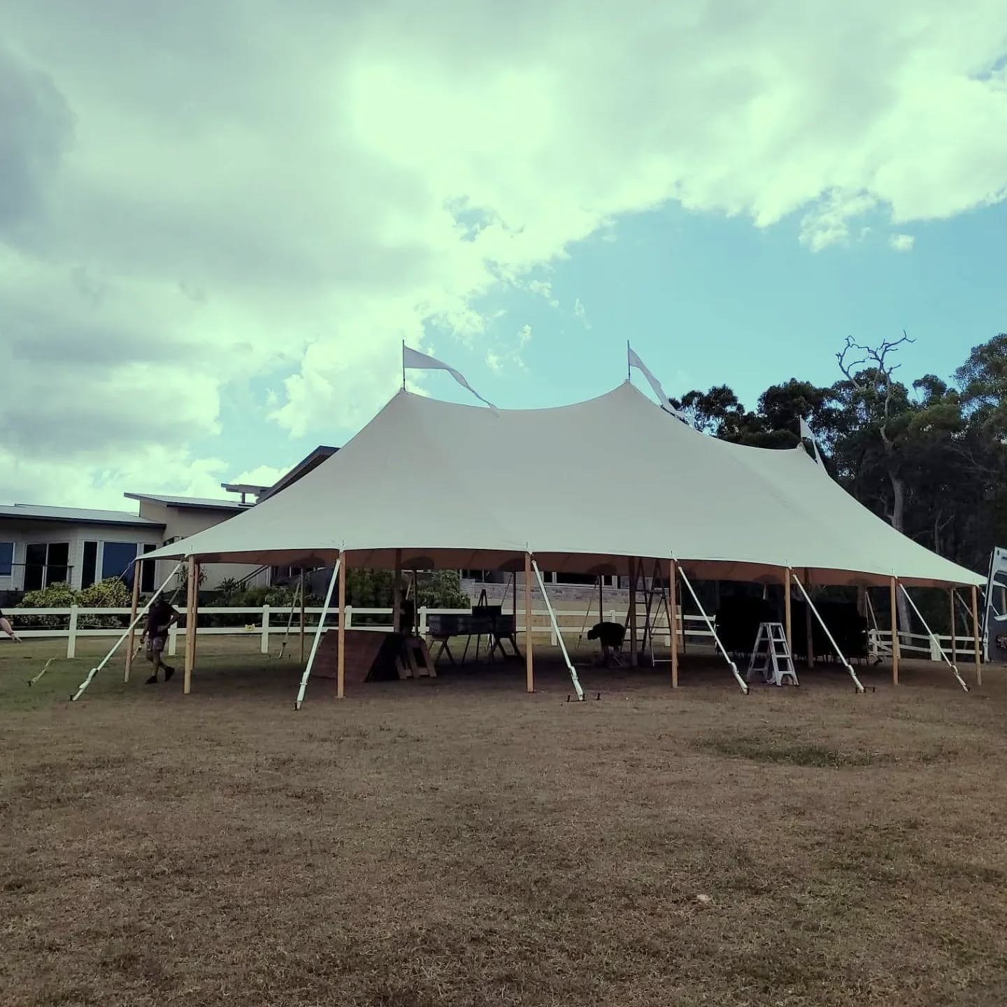 Today marks the beginning of 2022 wedding season for our beautiful tents 😍