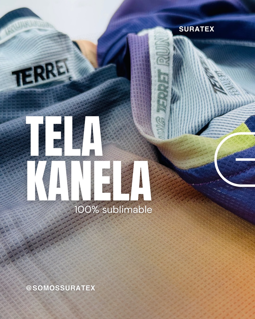 Colores que se sienten en movimiento. 🔥
La tela Kanela está diseñada para proyectos deportivos que necesitan sublimación full color con máxima definición.
Perfecta para:
🏃 Running
🚴 Ciclismo
🏋️ Ropa deportiva
👕 Colecciones deportivas personalizadas
En Suratex desarrollamos telas pensadas para transformar ideas en prendas que destacan.