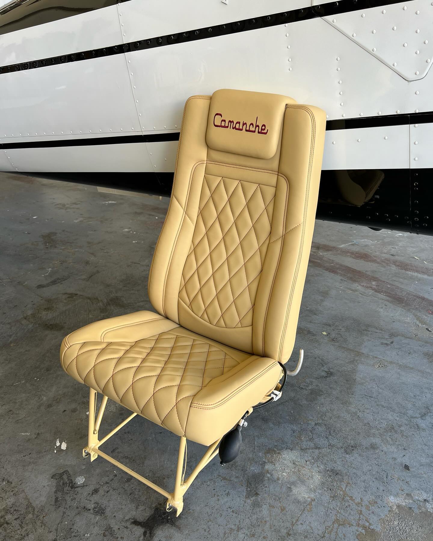 Seats are the star of any interior refurb. It’s where most of your money goes 😎👌. You will always get what you pay for and so we try to give the most we can into the detail and craftsmanship. These camanche seats have adjustable lumbar supports and have been frame welded taller and head rest unit added. Sweet mods love the look and feel.