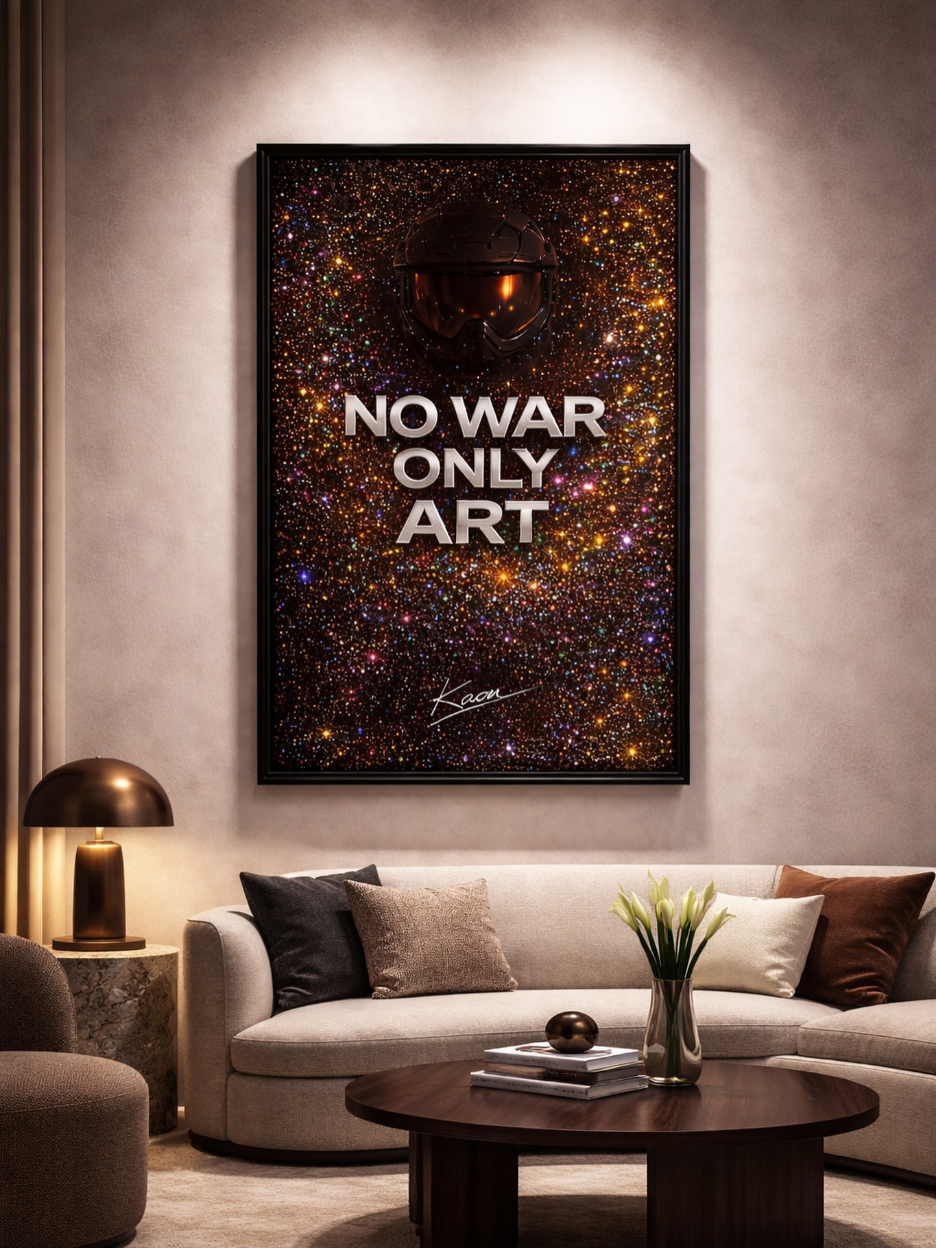Dans un monde où les tensions se multiplient, certaines œuvres résonnent différemment.
Un message simple, direct, universel :
No War. Only Art.
Une création de KAØN.
—
L’Atelier UNIK
Saint-Tropez
#kaøn
#contemporaryart
#artgallery
#artcollector
#atelierunik
