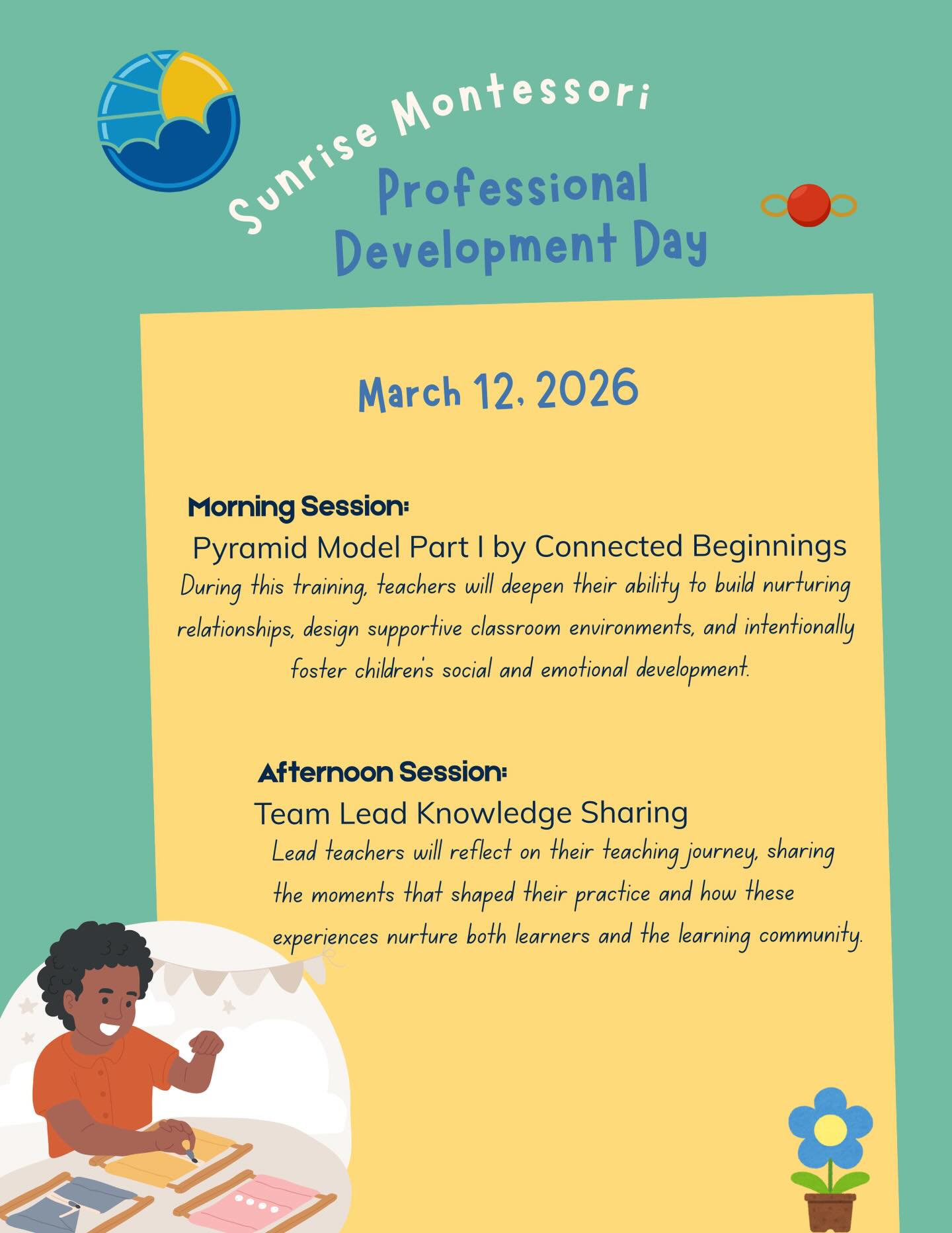 Tomorrow is Professional Development Day! 📚
Our staff will spend the day training, learning, and growing together—because we believe learning never stops.
#ProfessionalDevelopment #NeverStopLearning #TeamGrowth