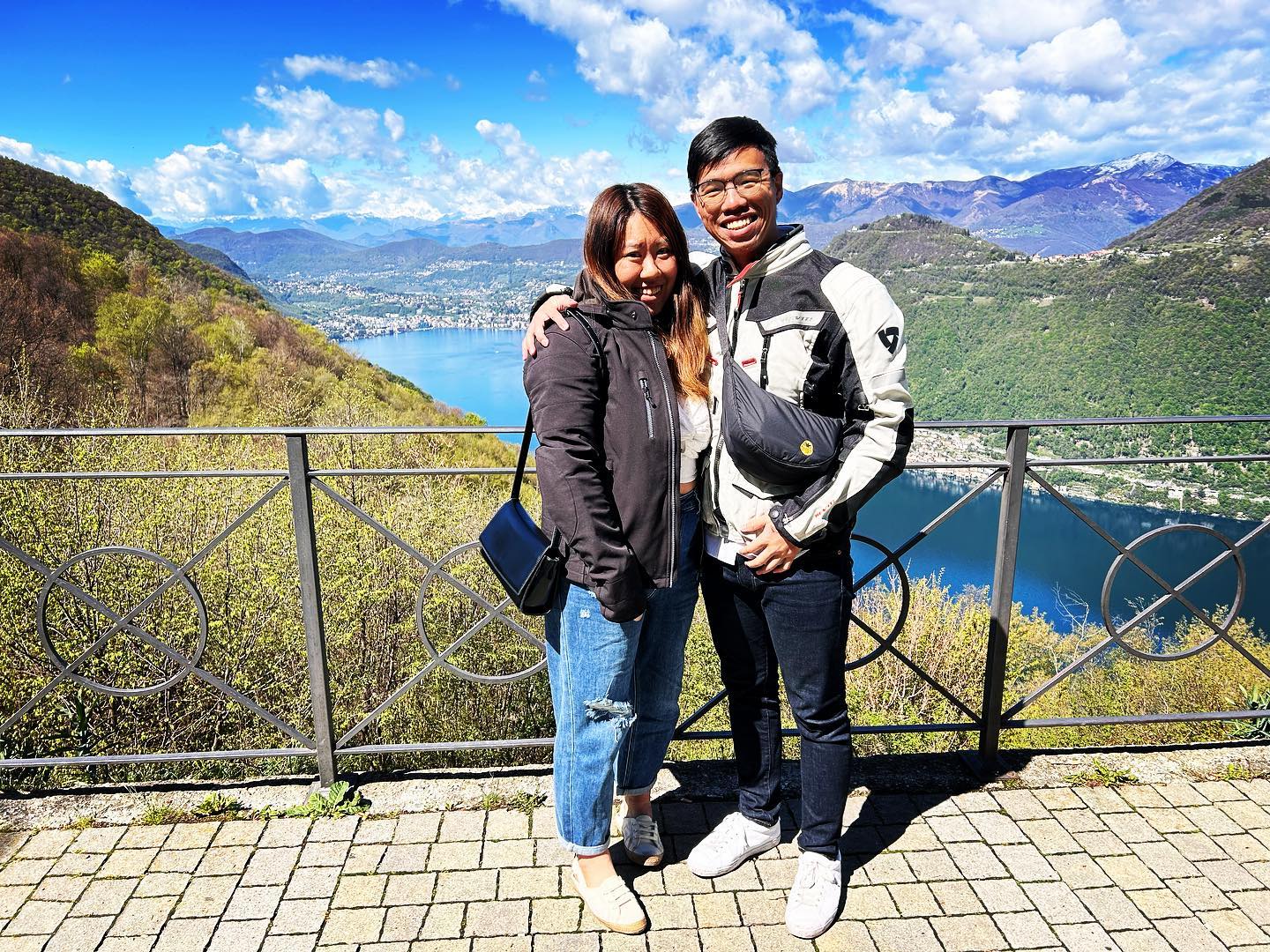 What a great day with my very first guest from Singapore. Jo and Jim (these are easy names used for this Lake Como holiday) are a special couple, nice, curious and smart. Good conversations and a lot of riding (Jim is a very skilled rider) around our fabulous #lakecomo. Hope to see you again, guys. Thank you for everything.
www.lakecomomotorbike.com #lakecomomotorbike #lakecomoitaly #lakecomoexperience #ducatiscrambler