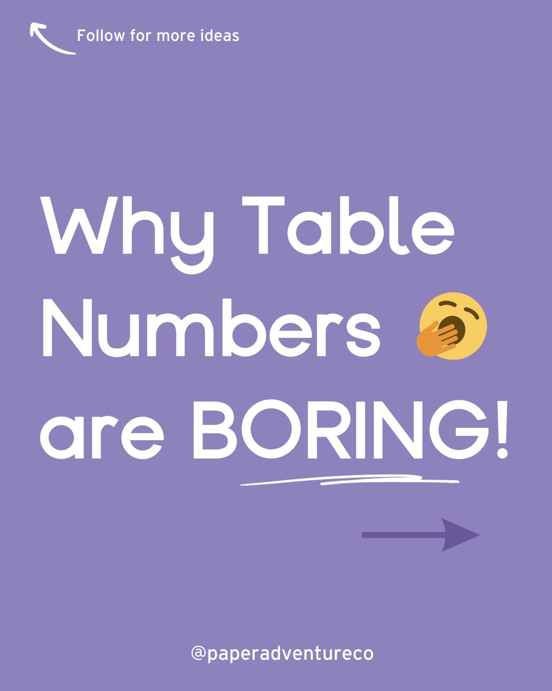 Think back to the last wedding reception you went to. You were probably sat at table number 5? Or was it table number 7? You can’t remember right? Because it was totally unmemorable.
Sure, table numbers are the traditional and easy way to direct guests to their tables, but hear me out as to why they are boring, and why coming up with your own table names can be a more fun and imaginative way to personalise your wedding.
#weddingtips #weddingadvice #weddingregrets #weddingstationery #bridetobe #2023brides #2023weddings #2024weddings
#uniqueweddingideas #personalweddingideas #weddingtheme #weddingthemeideas #customwedding#weddingday #weddingstationery #weddingplanning #weddinginspiration