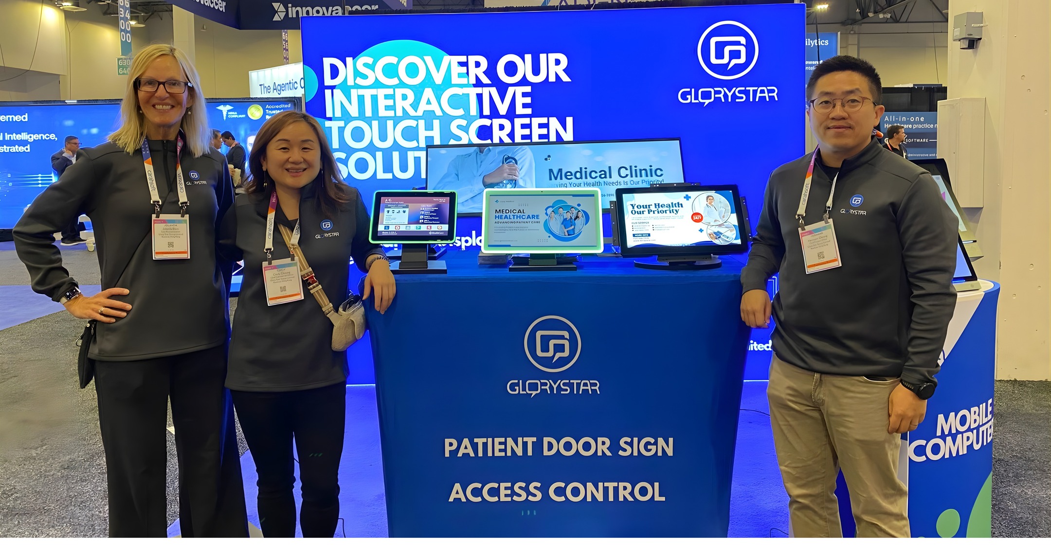 Day three at HIMSS Global Health Conference & Exhibition and we’re still here in Las Vegas connecting with people shaping the future of healthcare.
Come find us at Venetian Expo & Convention Center, hashtag#Booth5847 and experience Glory Star devices in action.
Get hands-on with our touchscreens and see how they support clearer communication and smarter information flow across healthcare environments.
The Exhibition wraps up tomorrow, so don’t miss the chance to stop by, meet the team, and see what we’ve been working on.
We are excited to meet you. Connect with us!
#himss2026 #glorystartouch #healthcaretechnology #touchscreentechnology #LasVegas