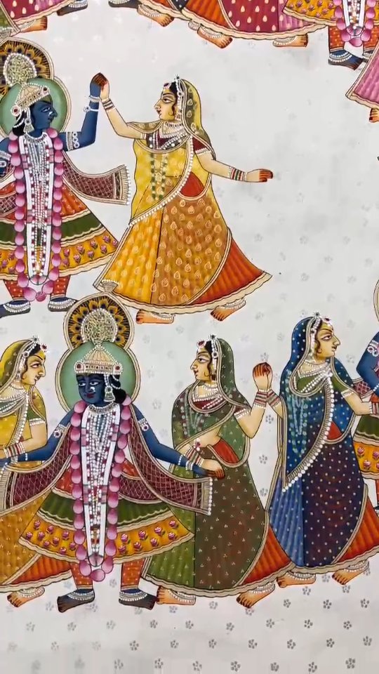 🌟 Discover the Art of Pichwai 🌟
✨ Dive into the vibrant world of Pichwai painting, where tradition meets artistry! Crafted by the talented hands at Vishvakrit, these stunning artworks tell tales of Lord Krishna, bringing Hindu mythology to life through intricate designs and vivid colors.
🎨 About Pichwai:
Originating from the temples of Nathdwara, Rajasthan, Pichwai paintings are known for their spiritual essence and detailed narratives. From depicting the playful antics of Krishna to serene scenes of nature, each piece is a labor of love.
💫 Embrace the beauty of Indian heritage and bring a piece of this artistic tradition into your home.
👉 Follow us for more art insights!
#Pichwai #Vishvakrit #IndianArt #Tradition #Heritage Krishna