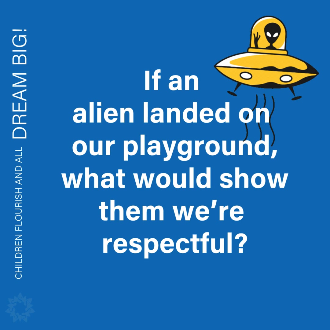 👽 Our Big Question…
This week, we explored the question:
“If an alien landed on our playground, how would they know we are a respectful school just by watching us?”
Our pupils had some thoughtful ideas about what respect looks like in action. They shared that an alien might notice us:
✨ Being kind and helping each other
✨ Looking at the teacher when we are learning
✨ Looking after our equipment and putting things away
✨ Speaking kindly to one another
It was wonderful to hear so many examples of how we show respect every day through our actions, words and attitudes.
We’re very proud of the way our pupils reflect on what it means to be part of a respectful school community. 👏
.
.
.
#bigquestion #schoolcommunity #respect #developingoracy #philosophyforchildren