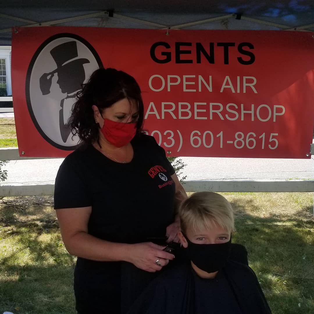 Gents open air Barbershop!