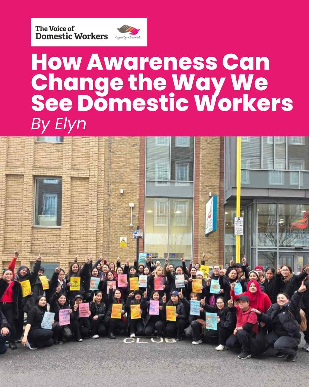 Awareness has the power to change how we see the people who care for our homes and families. In her heartfelt blog, Elyn reminds us that domestic workers are not invisible, they are individuals with dignity, stories, and rights that deserve recognition and respect. Her reflection calls on us to look beyond stereotypes and truly value the people whose work supports so many lives. Take a moment to read Elyn’s powerful message and help raise awareness for migrant domestic workers.
Read the full blog here:
https://www.rfr.bz/ia04ab5
#VODW #DomesticWorkers #MigrantWorkers #DomesticWorkersRights #HumanRights #VoicesOfDomesticWorkers #RespectDomesticWorkers #Solidarity